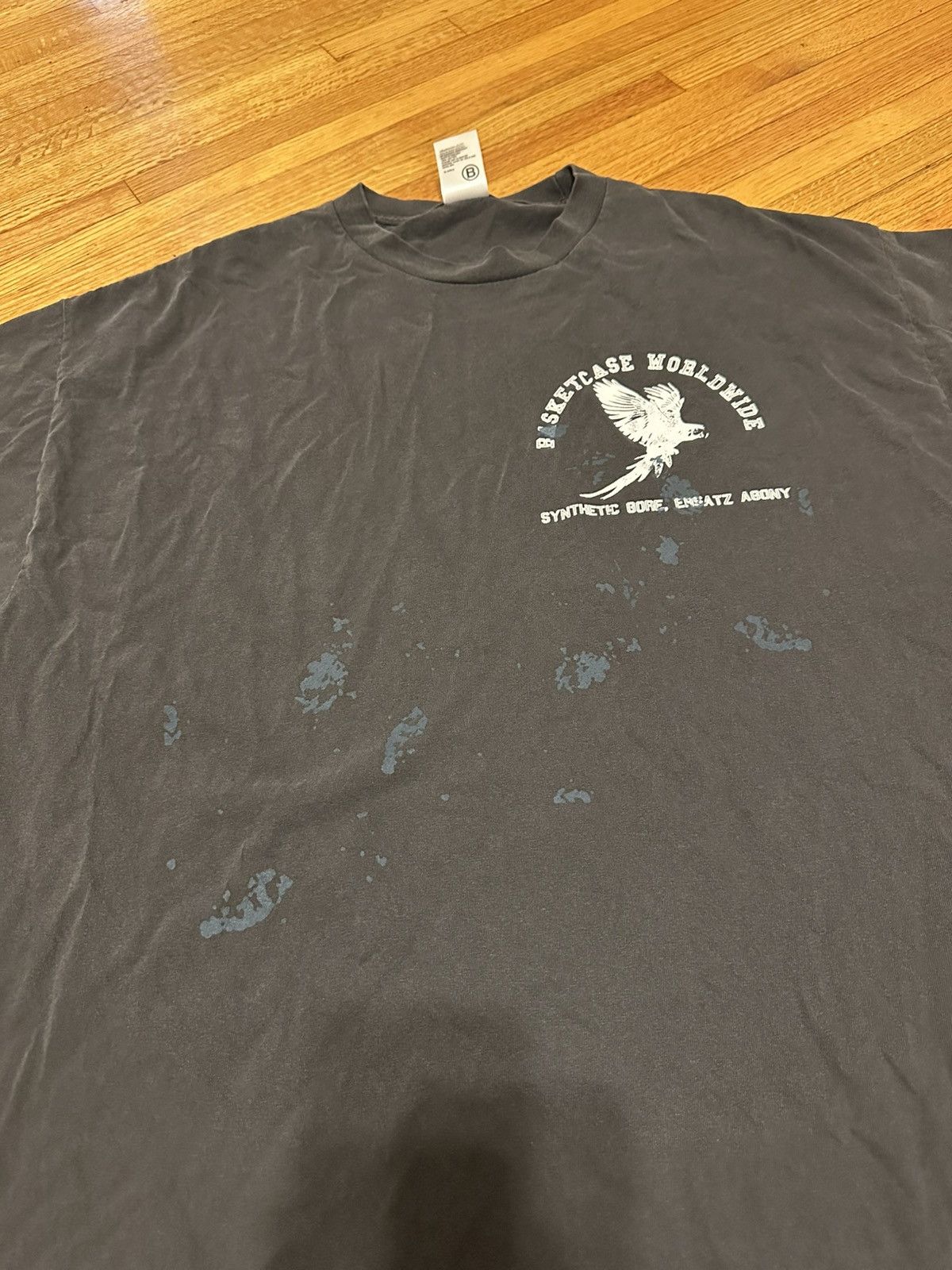 basketcase gallery Basketcase RECRUIT, a painted black t-shirt Size US XL / EU 56 / 4 - 3 Thumbnail