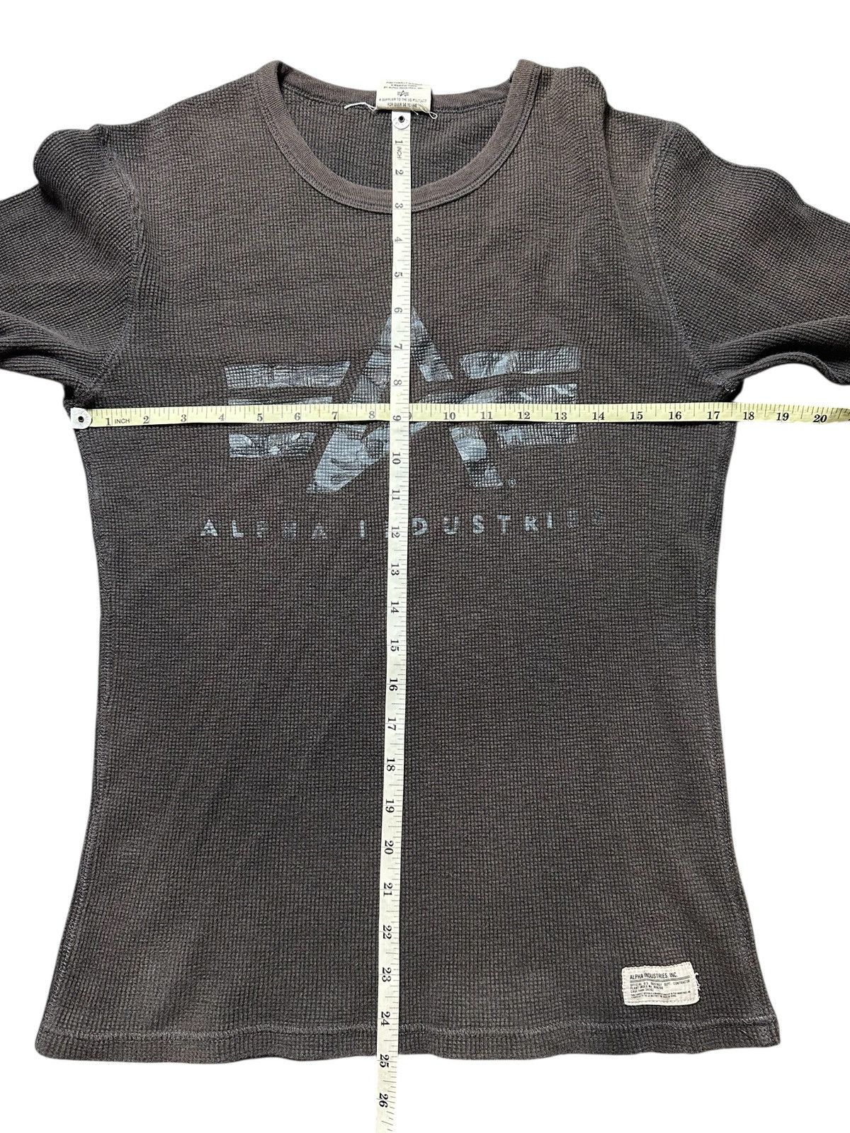 Alpha Industries SICK FADED ALPHA INDUSTRIES THERMAL LONG SLEEVE TEE Size US M / EU 48-50 / 2 - 5 Thumbnail