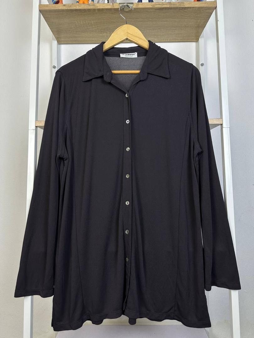 Other Saint Germain Transparent Blouse ( Pit 22 ) Size L / US 10 / IT 46 - 1 Thumbnail