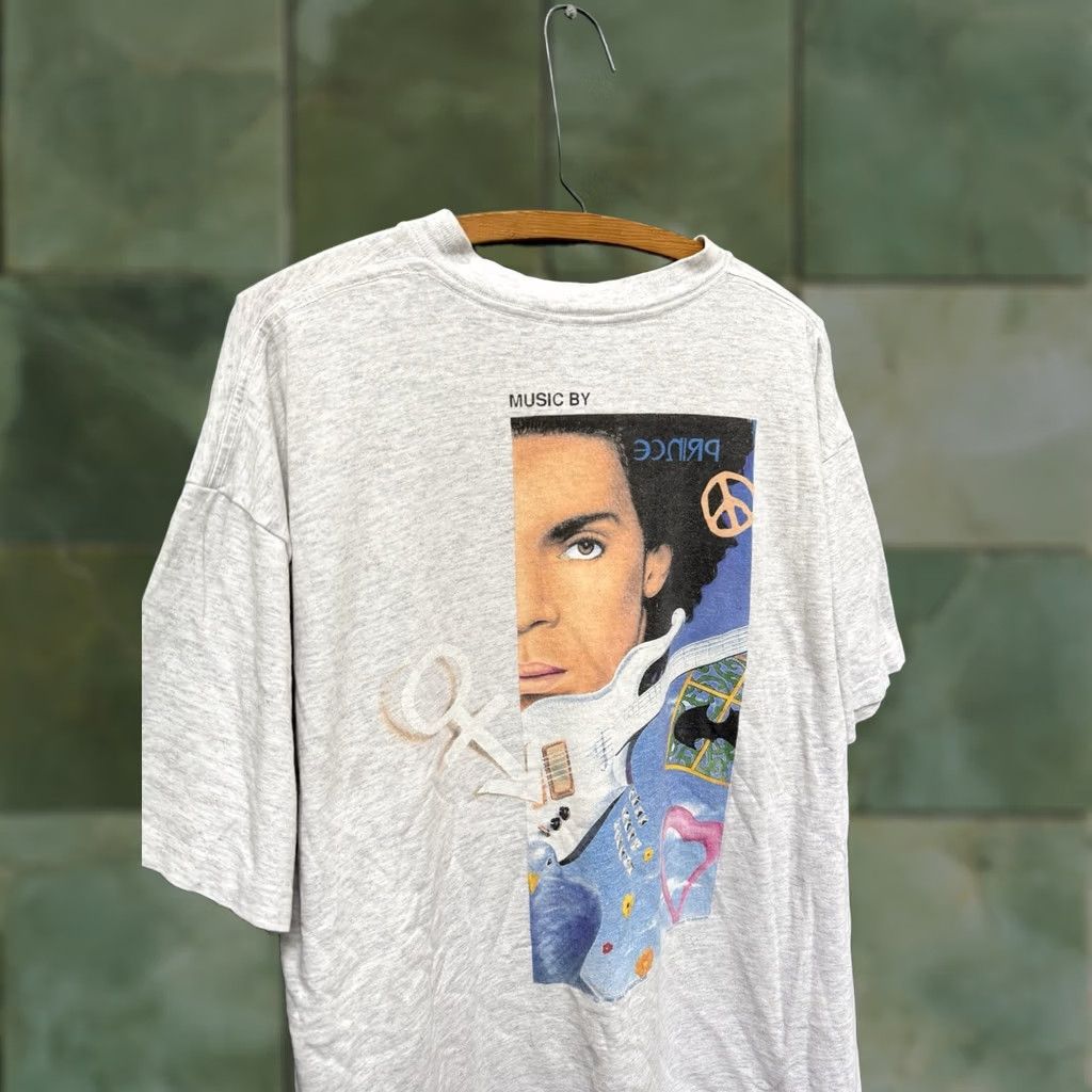 Delta VINTAGE Prince Billboards Ballet Gray Tee Shirt XL 1990s Delta Shirt Mens Size US XL / EU 56 / 4 - 1 Thumbnail