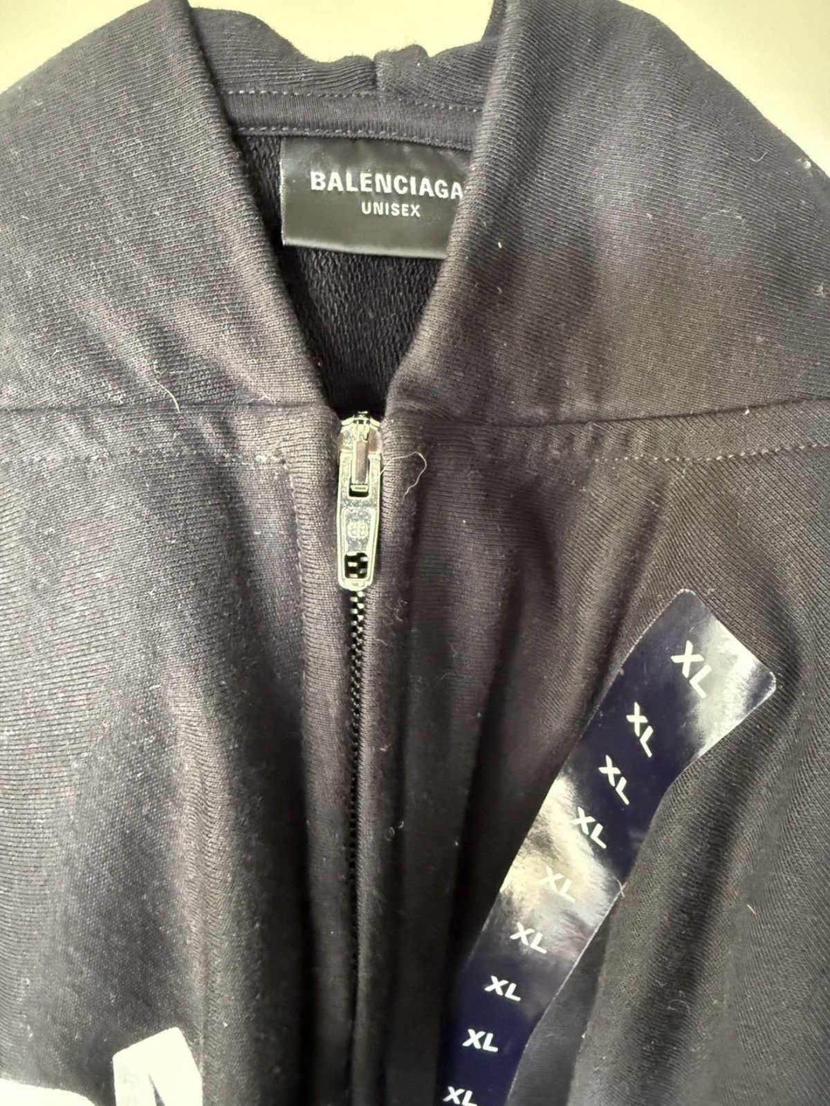 Balenciaga Balenciaga Sticker Jacket/Hoodie YE24 Size US XXL / EU 58 / 5 - 6 Thumbnail