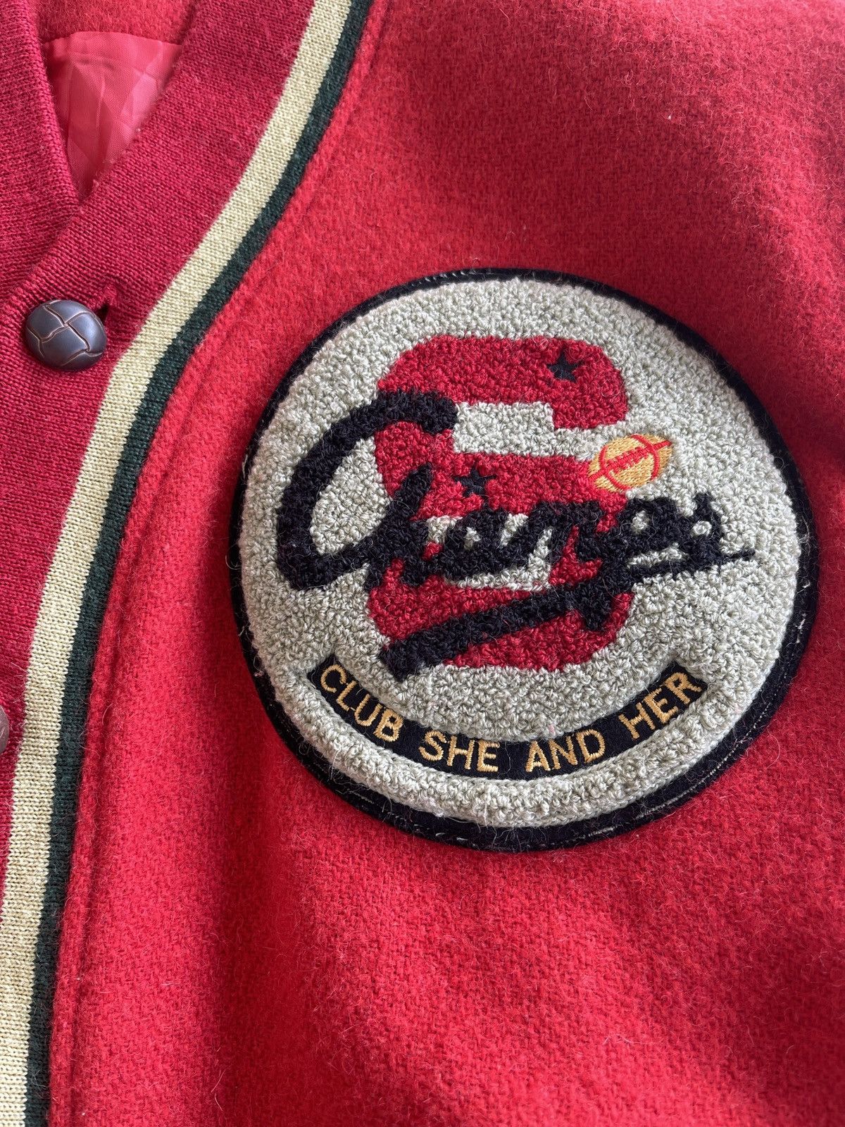 Vintage VINTAGE 90s WOOL VARSITY JACKET Size US XL / EU 56 / 4 - 8 Thumbnail