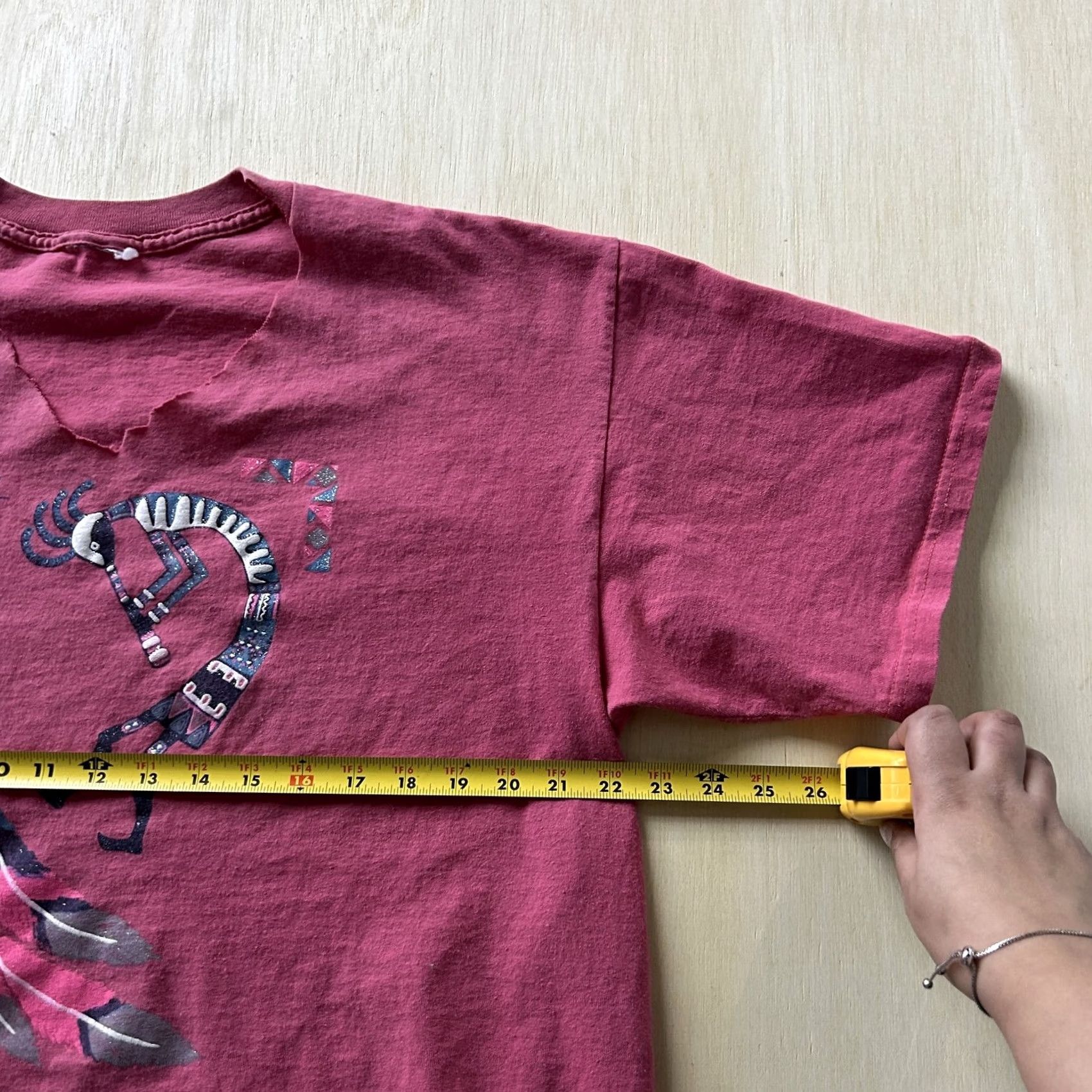 Vintage VINTAGE Arizona Kokopelli Shirt Mens Medium Pink Southwestern Tee T-Shirt Size US M / EU 48-50 / 2 - 4 Thumbnail