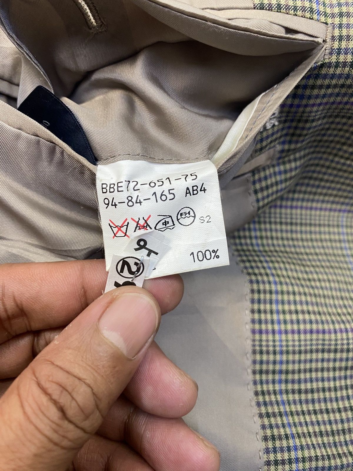 Burberry × Designer × Vintage 🔥RARE🔥VINTAGE BURBERRY BLAZER x DESIGNER COLLECTION Size US M / EU 48-50 / 2 - 8 Thumbnail