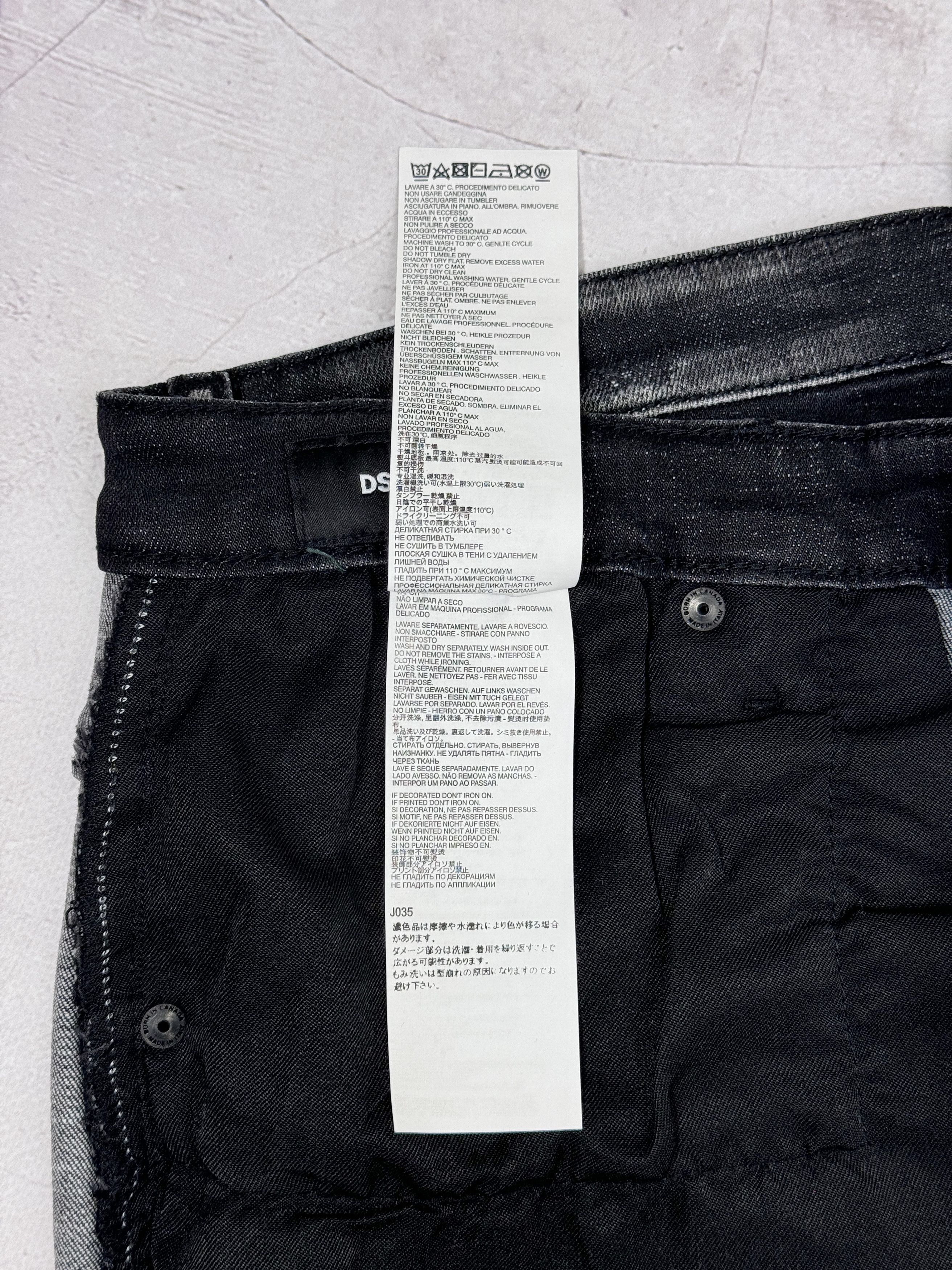 Dsquared2 Dsquared2 Denim Pants Tidy Biker Jeans Distressed Black Size US 36 / EU 52 - 21 Thumbnail