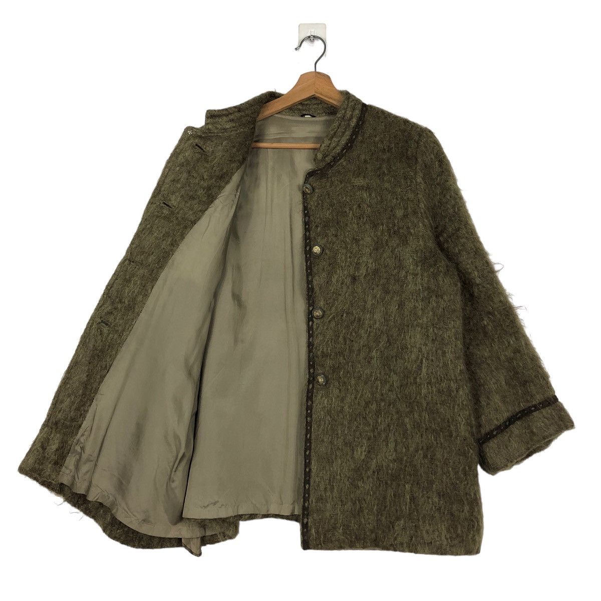 Japanese Brand 🔥VINTAGE BUTTON JACKET MOHAIR WOOL ISSEY MIYAKE Size US M / EU 48-50 / 2 - 11 Thumbnail