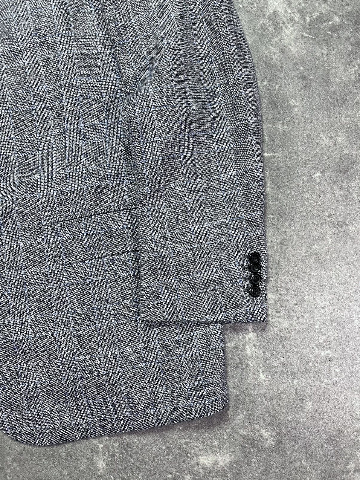Kiton Kiton Napoli Cashmere Linen Silk Plaid Blazer Jacket 52 Size 52R - 5 Thumbnail