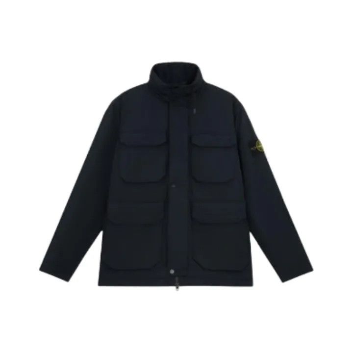 Stone Island Stone Island Navy Blue PrimaLoft® Coat Size US L / EU 52-54 / 3 - 1 Thumbnail