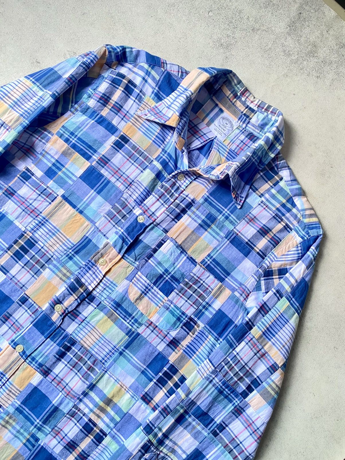 Brooks Brothers × Designer Brooks brother patchwork shirt button up Size US L / EU 52-54 / 3 - 3 Thumbnail