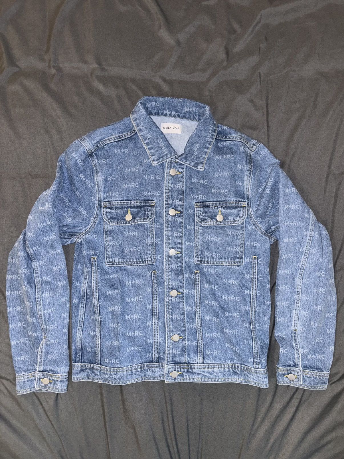 M+Rc Noir M+RC NOIR HATE BLUE DENIM JACKET | Grailed 