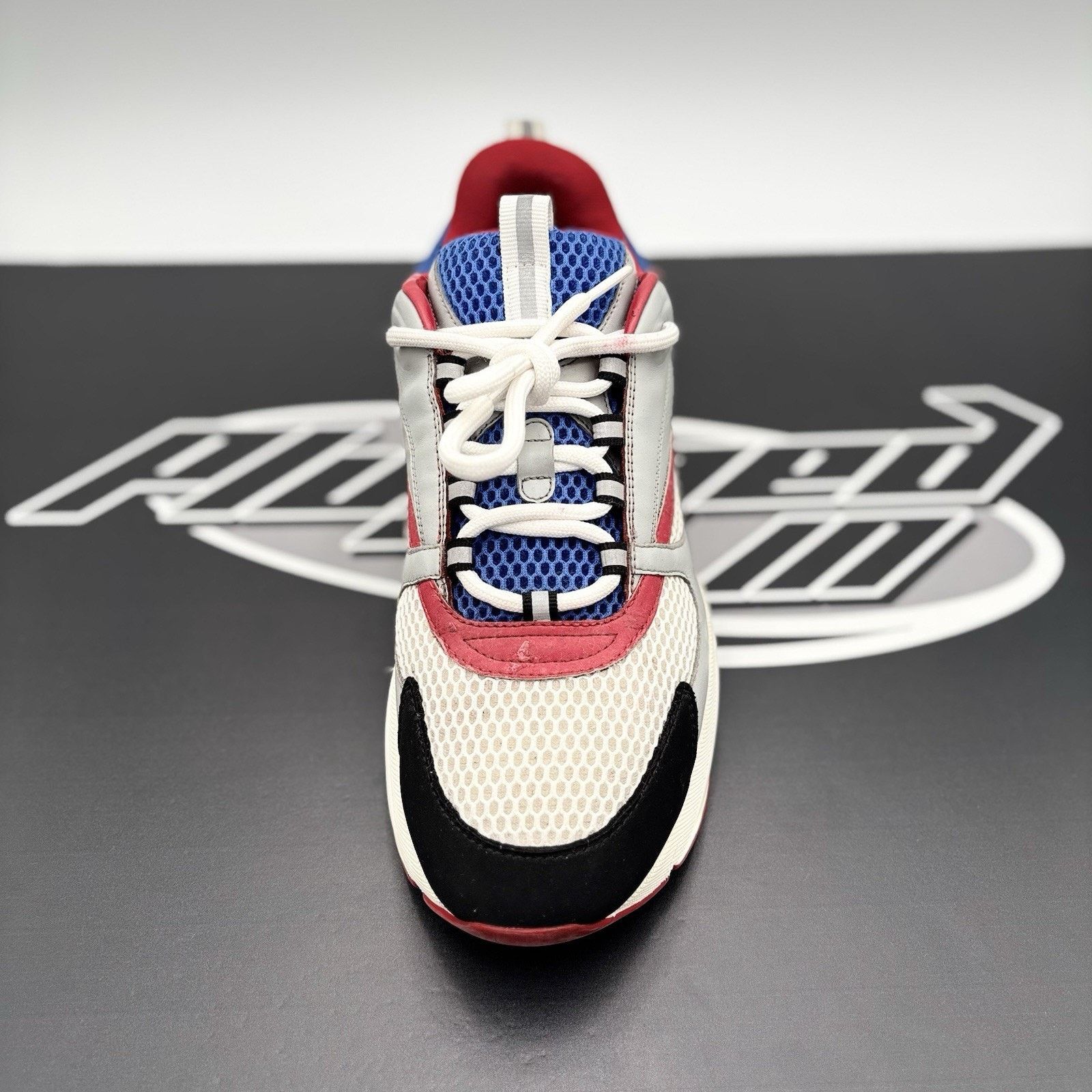 Dior Dior B22 Sneaker ‘ Gray, Red, Blue ‘ | GREAT CONDITION! Size US 11 / EU 44 - 14 Thumbnail