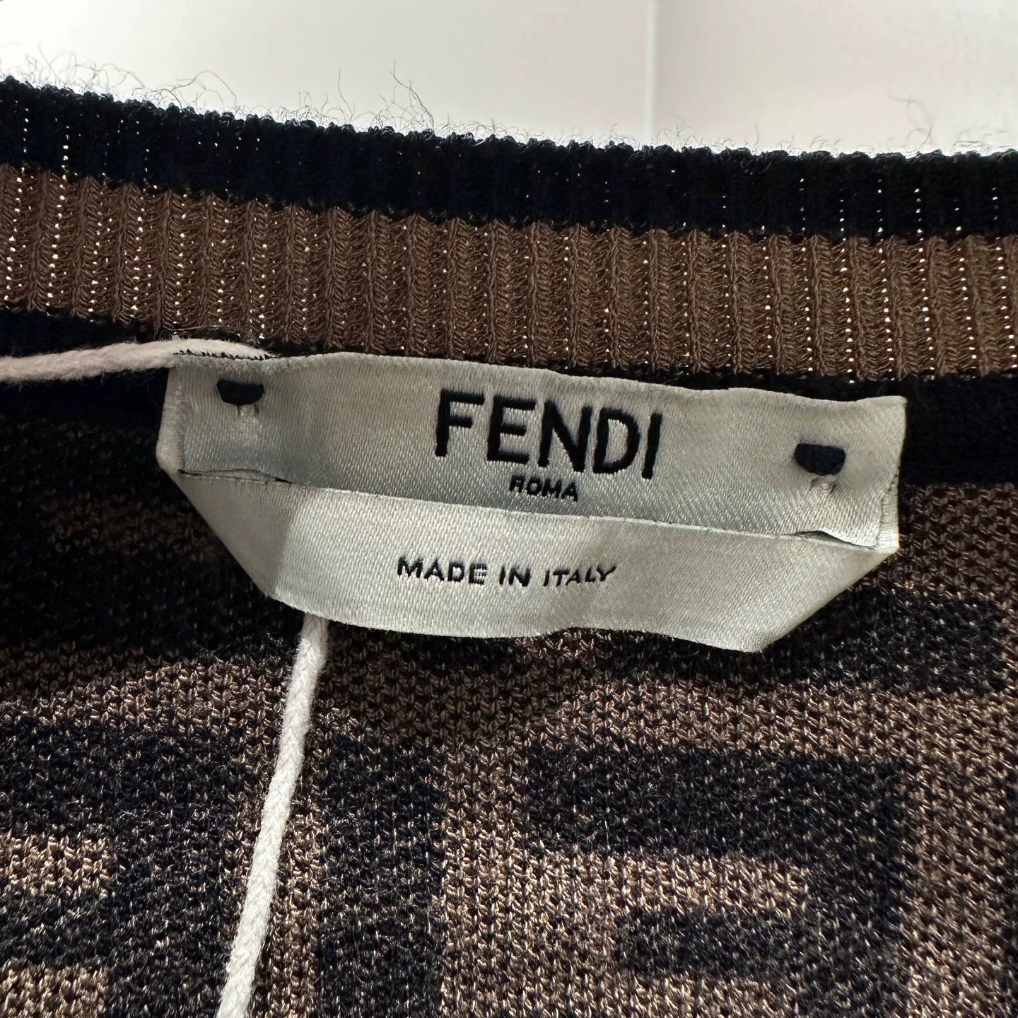 Fendi Fendi FF knit long-sleeve 44 viscose Size M / US 6-8 / IT 42-44 - 3 Thumbnail