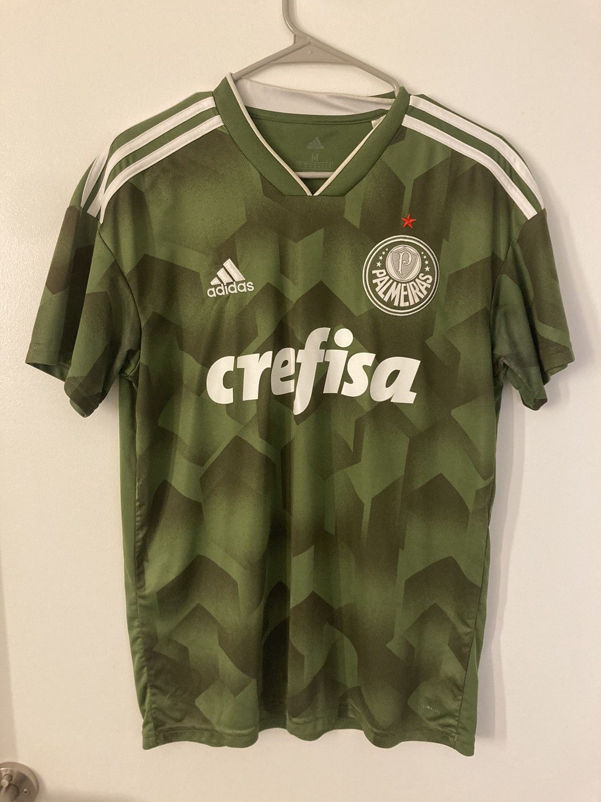 Adidas 2018 / 19 Palmeiras Third Shirt (M) Size US M / EU 48-50 / 2 - 1 Thumbnail