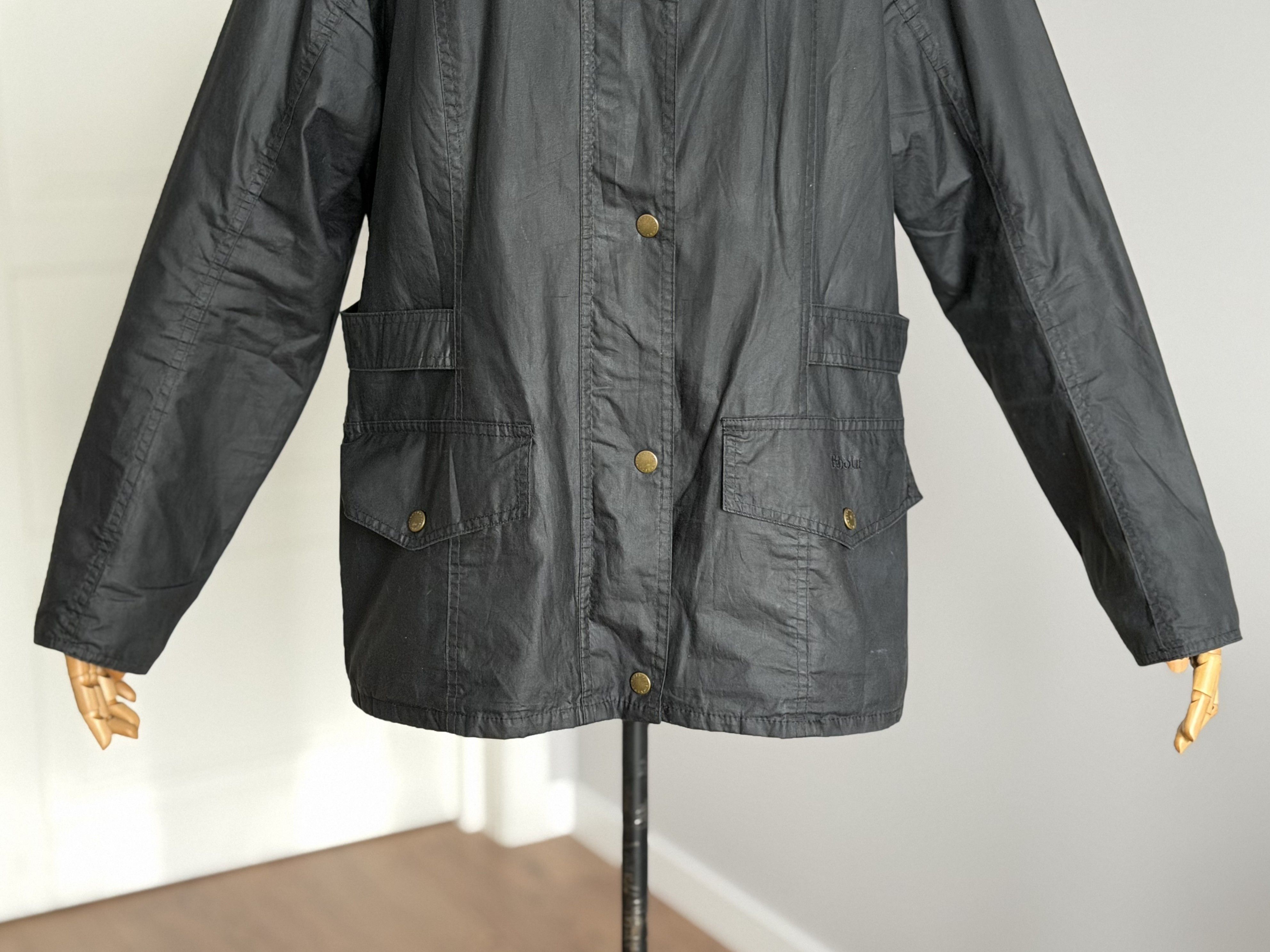 Barbour BARBOUR Tennant Wax Jacket Black Made E Rewax British Style Size XXL / US 16-18 / IT 52-54 - 25 Thumbnail