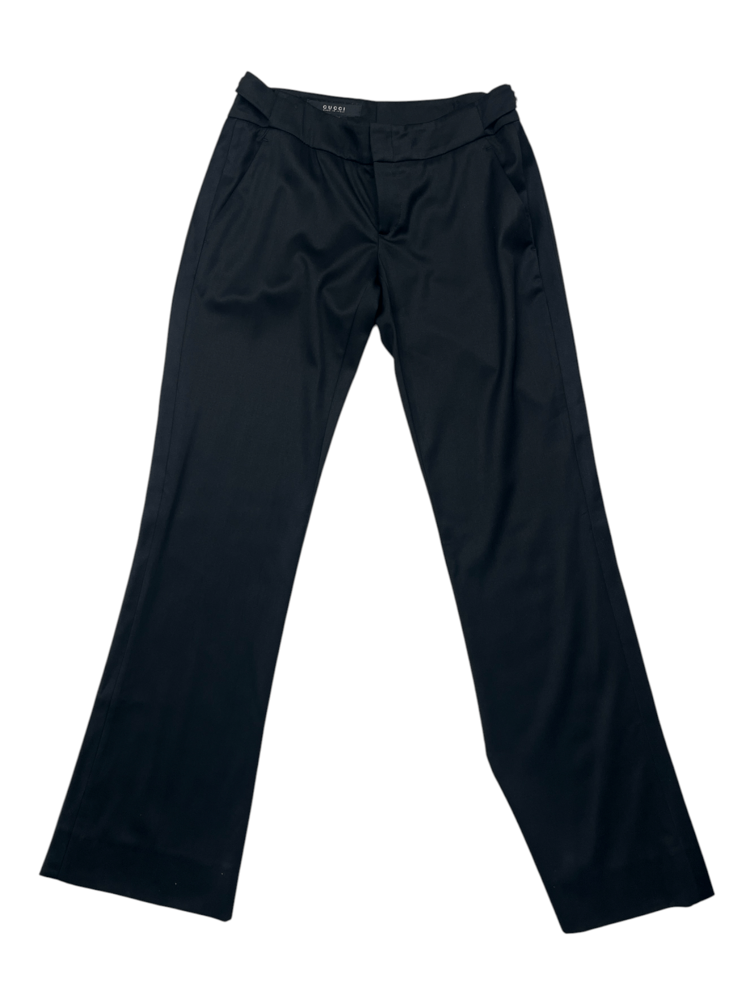 Gucci Gucci Black Tuxedo Pants Size 26" / US 2 / IT 38 - 1 Thumbnail