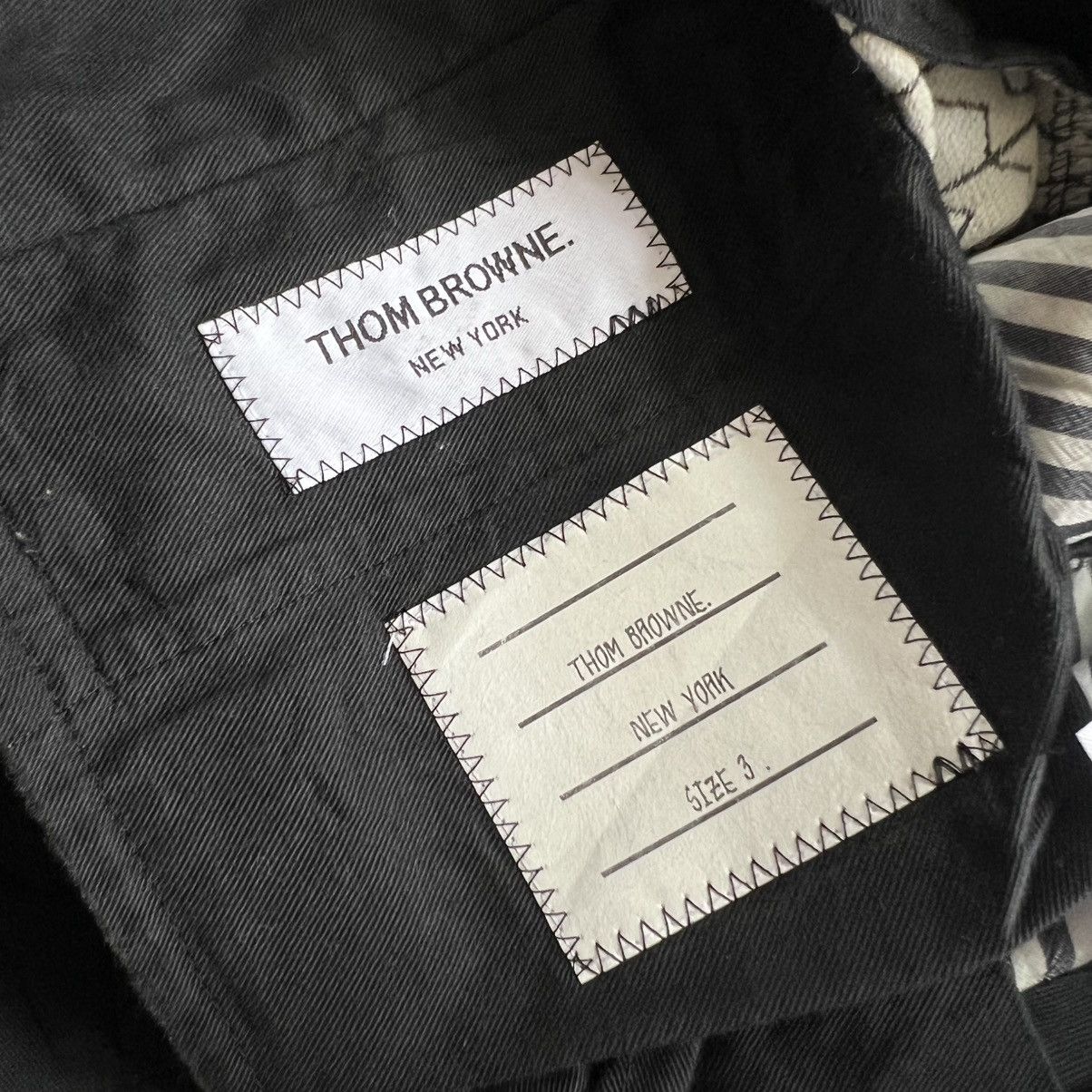 Thom Browne Thom Browne Grey Geometric Pattern Trousers Size US 36 / EU 52 - 9 Thumbnail