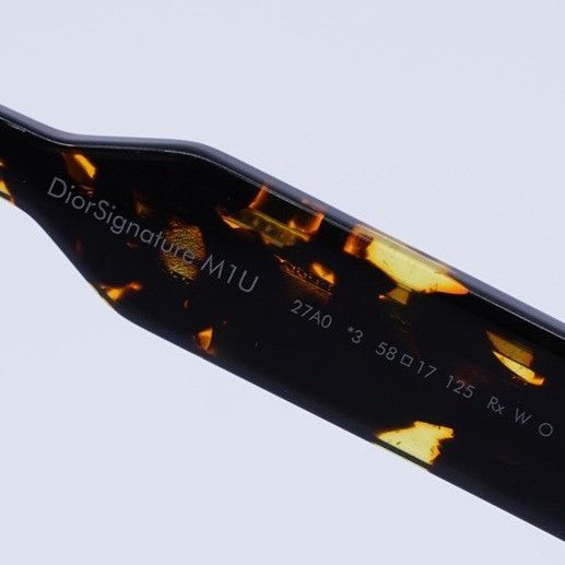 Dior Dior DIORSIGNATURE M1U 27A0 Sunglasses Havana Aviator Frame Size ONE SIZE - 8 Thumbnail