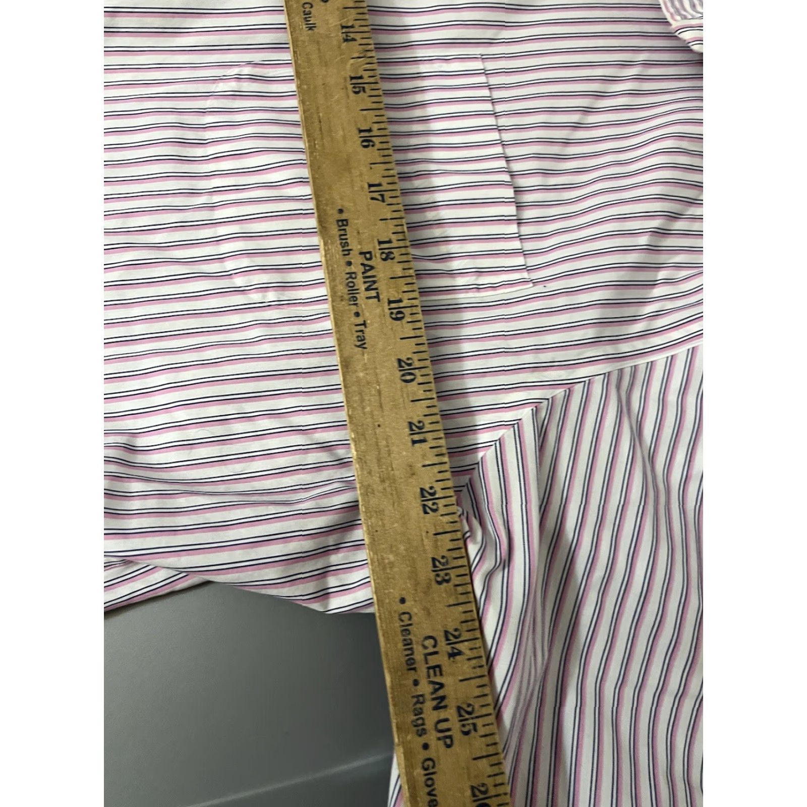 Ralph Lauren Lauren Ralph Lauren Men Shirt Pink Striped Non Iron Button Size 16.5 Size US L / EU 52-54 / 3 - 5 Thumbnail