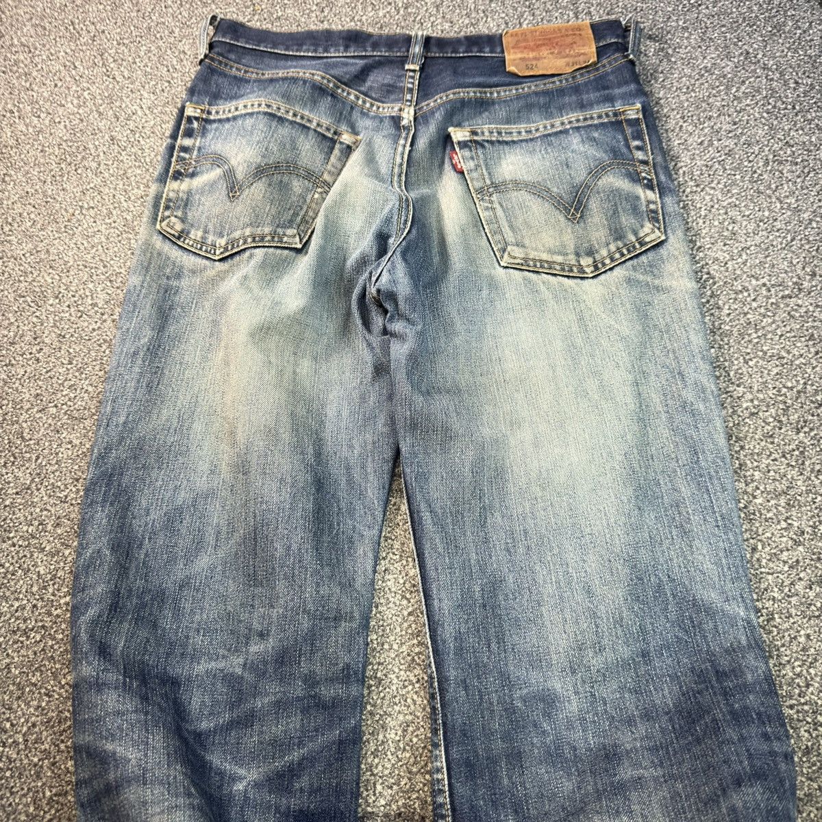 Engineered Garments × Levi's Vintage y2k Levis 524 Distressed Aging Faded Denim W31 Size US 31 - 12 Thumbnail