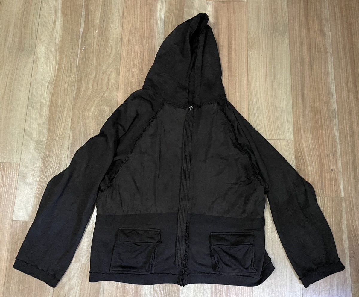 Haider Ackermann HAIDER ACKERMANN Patch Pocket Hoodie Khaki — DYED BLACK Size US L / EU 52-54 / 3 - 5 Thumbnail