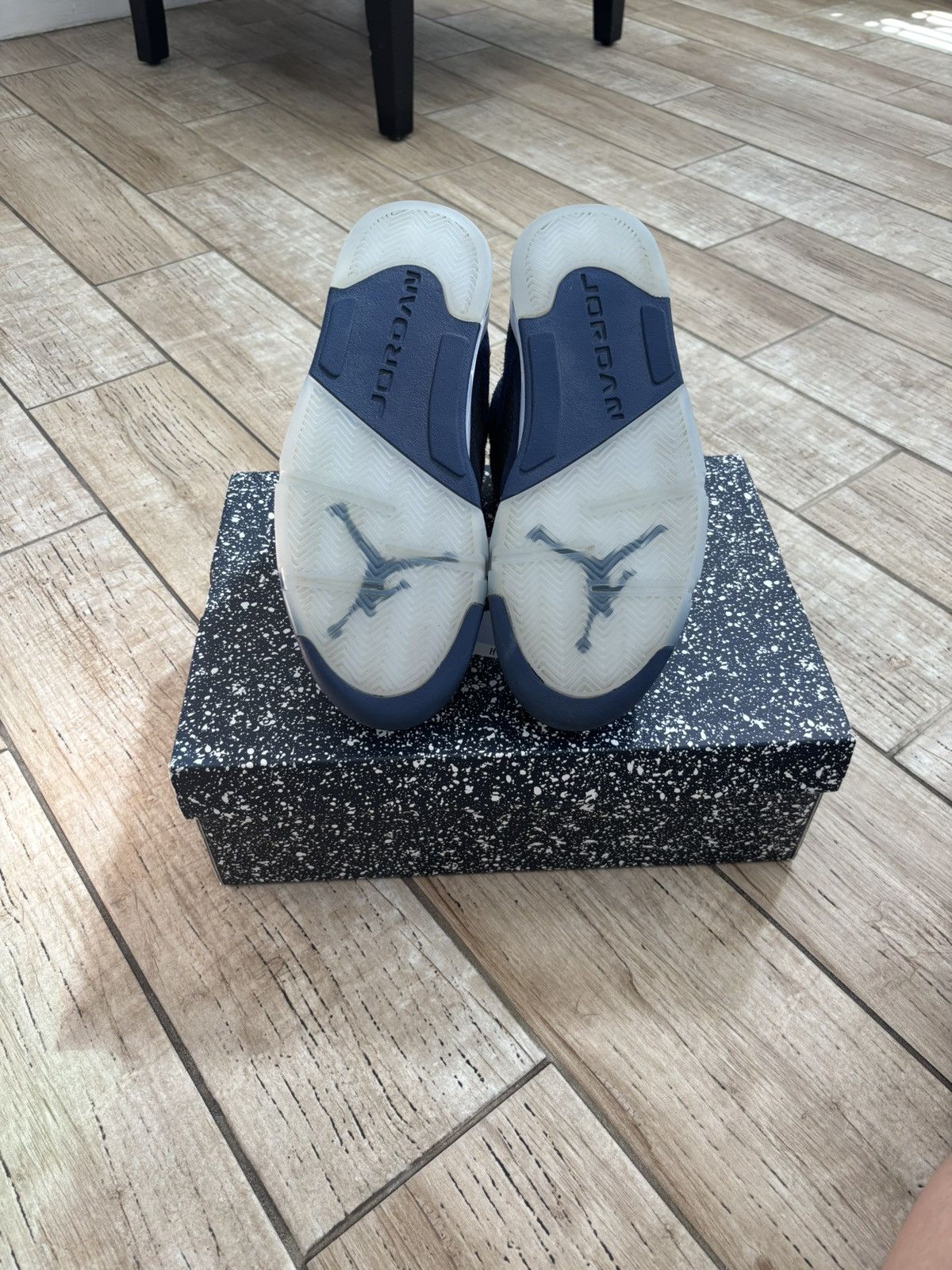 Jordan Brand Sz 9M - Air Jordan 5 Retro SE 'Midnight Navy' Georgetown Size US 9 / EU 42 - 5 Thumbnail