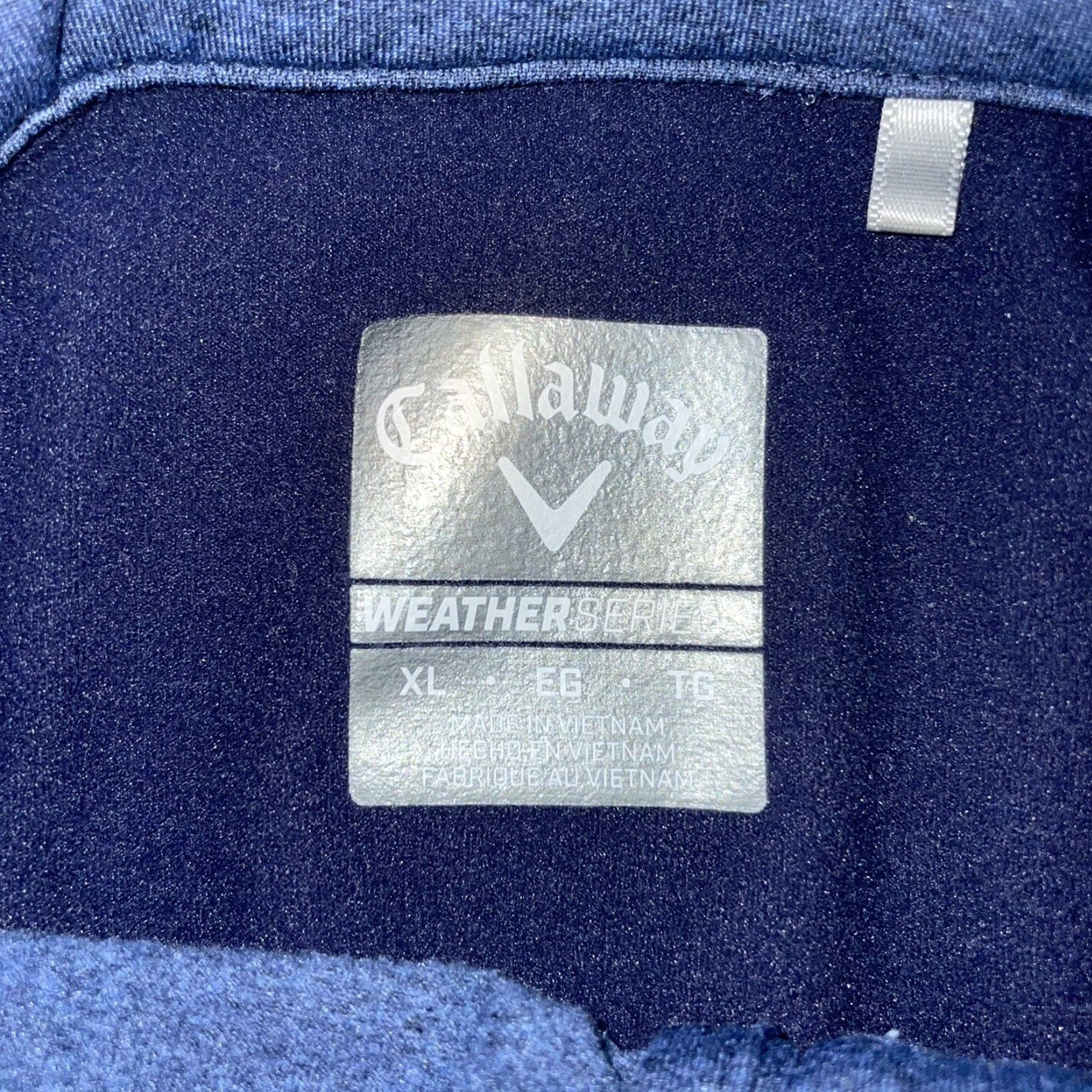Callaway Callaway weather series Jacket Mens XL Blue Long Sleeve Pullover Size US XL / EU 56 / 4 - 4 Thumbnail