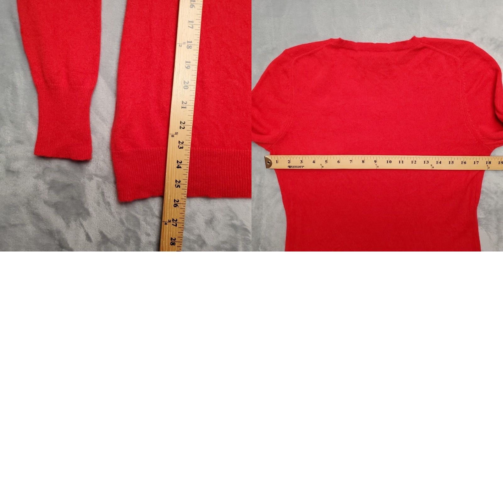 Vintage VINTAGE Alex Marie Sweater Womens XL Red Cashmere Wool V-Neck Classic Luxury Pullover Knit Solid Pattern Mens? Women? Size XL / US 12-14 / IT 48-50 - 8 Thumbnail
