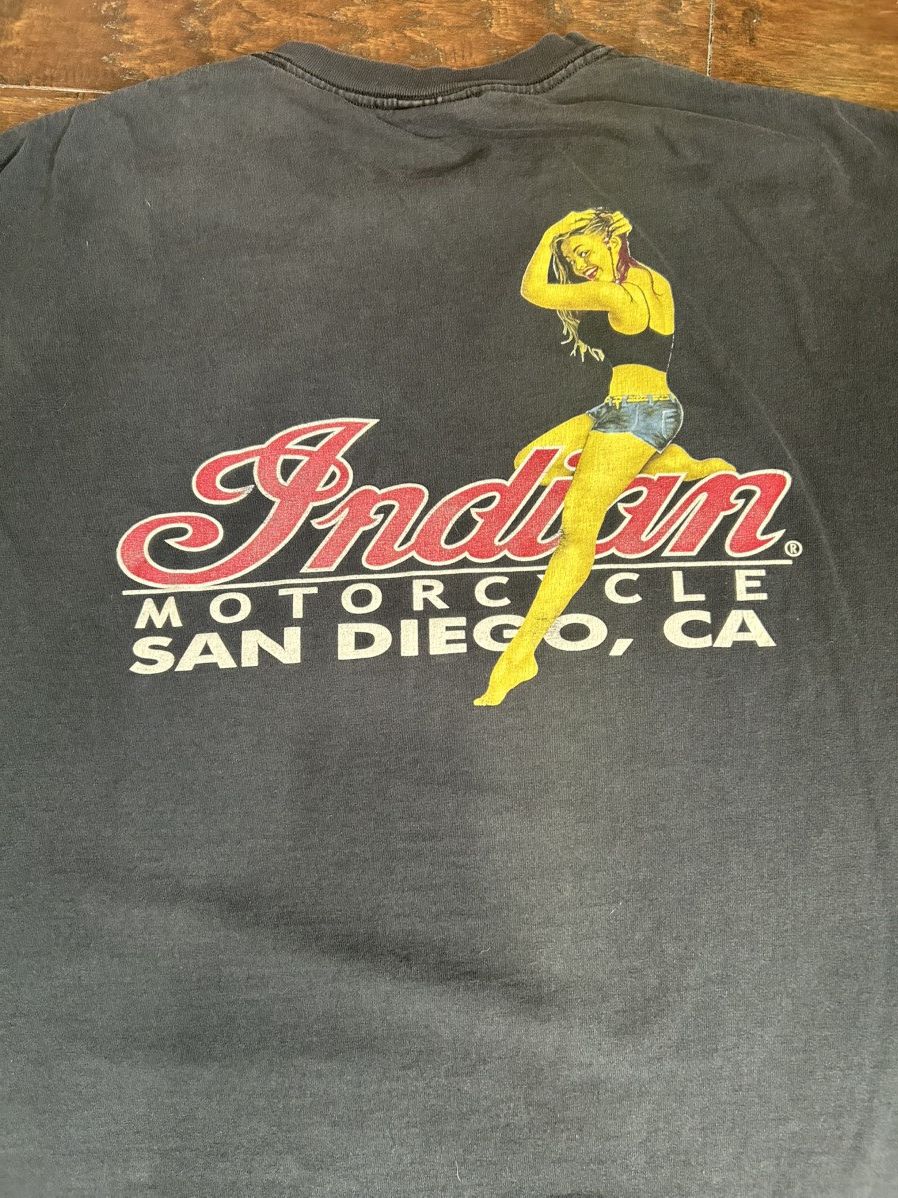Indian Motorcycle Very rare vintage Indian motorcycle tshirt Size US M / EU 48-50 / 2 - 2 Thumbnail
