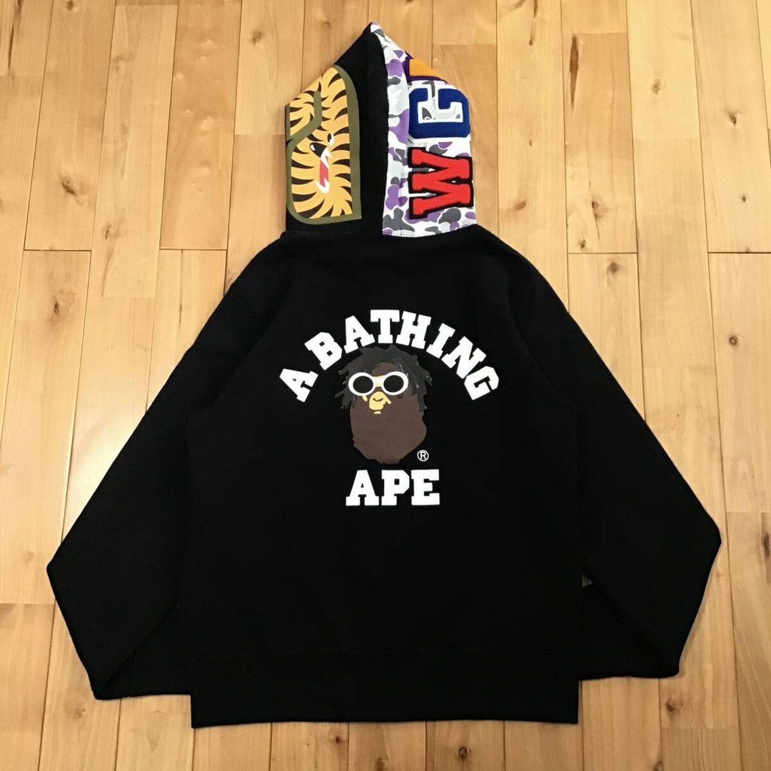Bape Wiz Khalifa × BAPE camo Shark Full Zip Hoodie a bathing ape Size US M / EU 48-50 / 2 - 3 Thumbnail