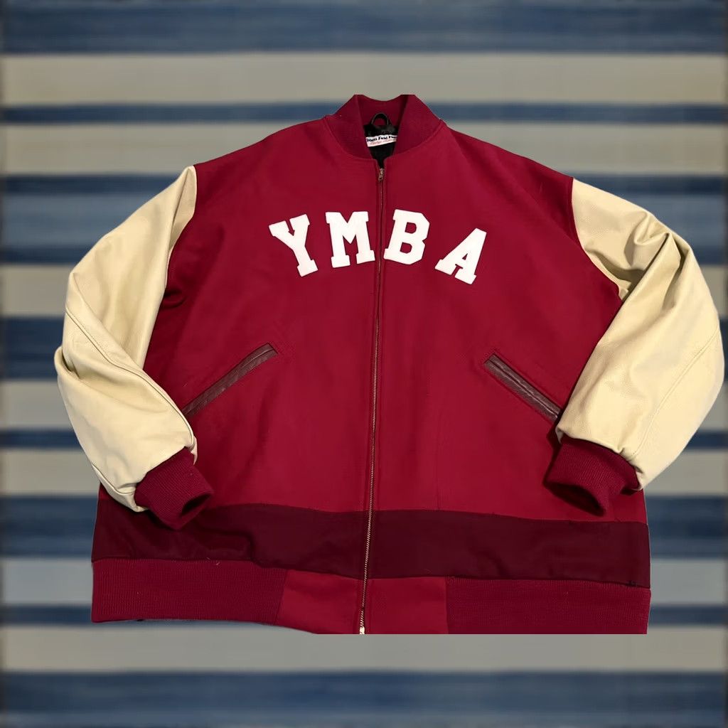 Ebbets Field Flannels VINTAGE Ebbets Field Flannels YMBA Baseball Jacket Wool Leather 3XL Red Bomber Jacket Mens Jeans? Size US XXL / EU 58 / 5 - 1 Thumbnail
