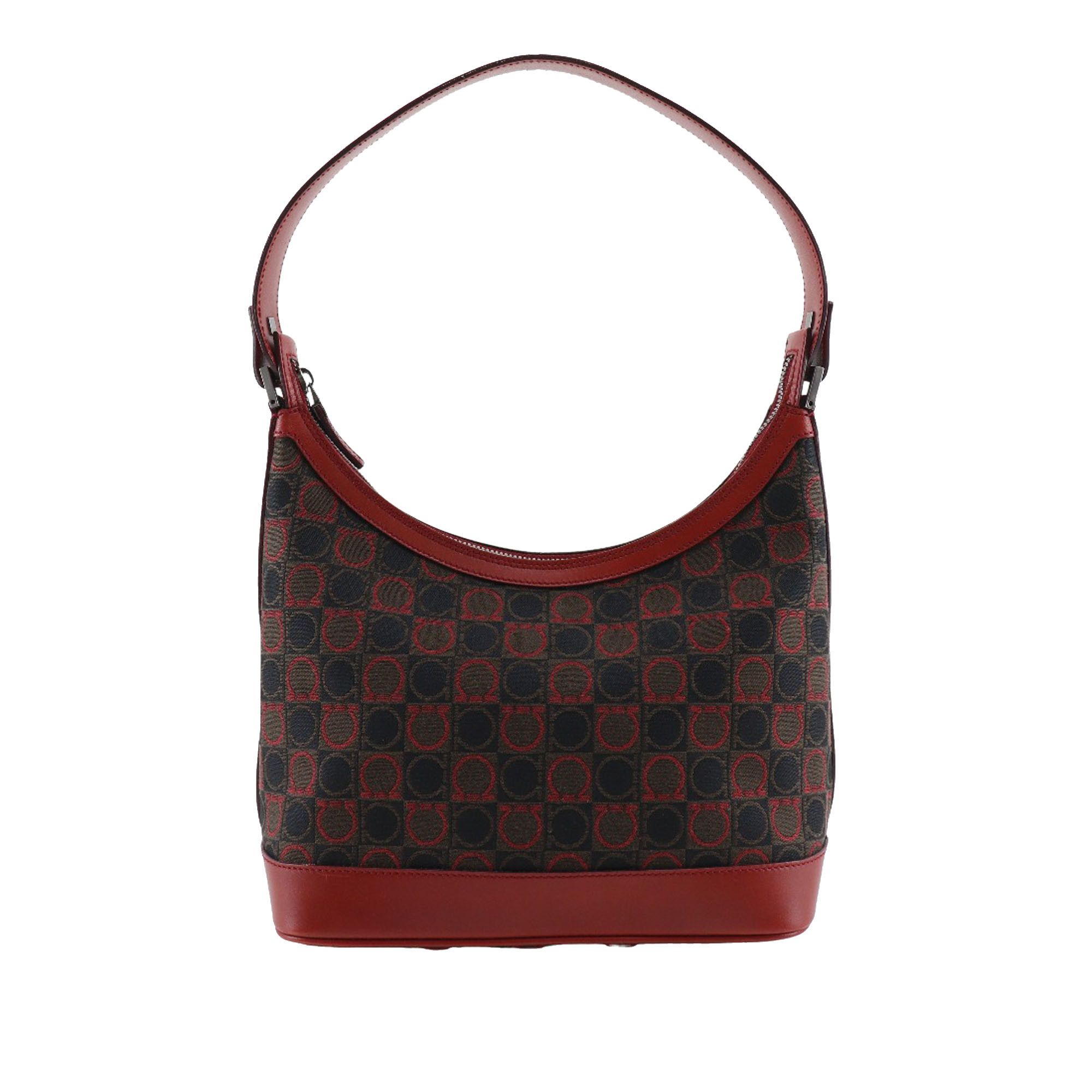 Salvatore Ferragamo Salvatore Ferragamo Gancini Canvas Shoulder Bag Size ONE SIZE - 1 Thumbnail