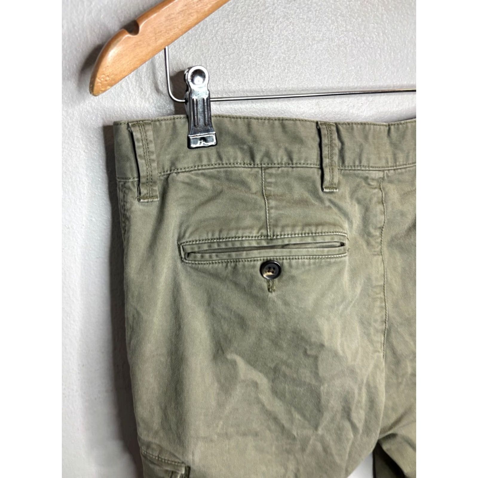 Nordstrom Nordstrom Ballard Slim Fit Pants Men's 33 Green Chino Casual Workwear Size US 33 - 6 Thumbnail