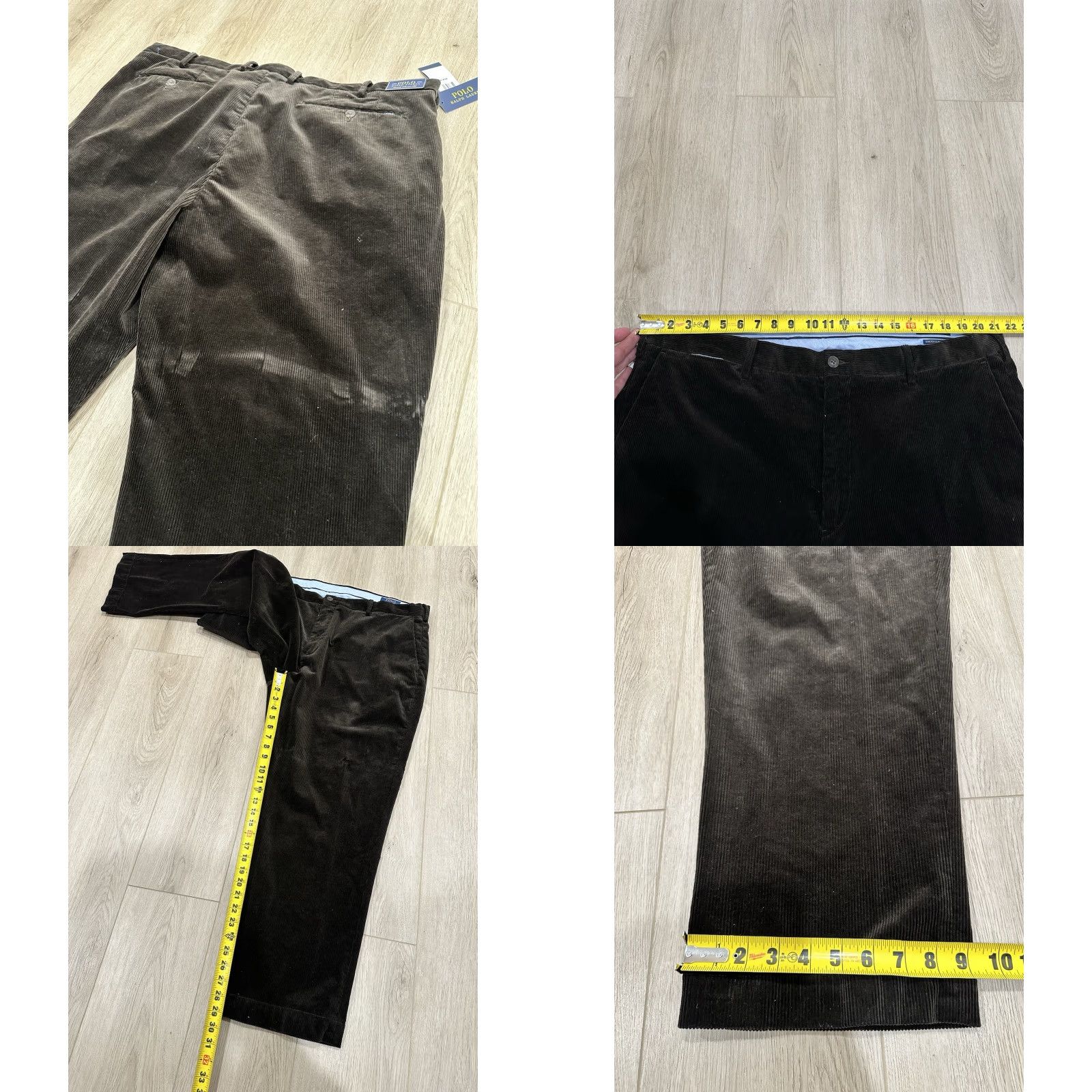 Ralph Lauren Ralph Lauren Pants Mens 42x29 Brown Corduroy Stretch Chino NWT Vintage No Size US 42 / EU 58 - 9 Thumbnail