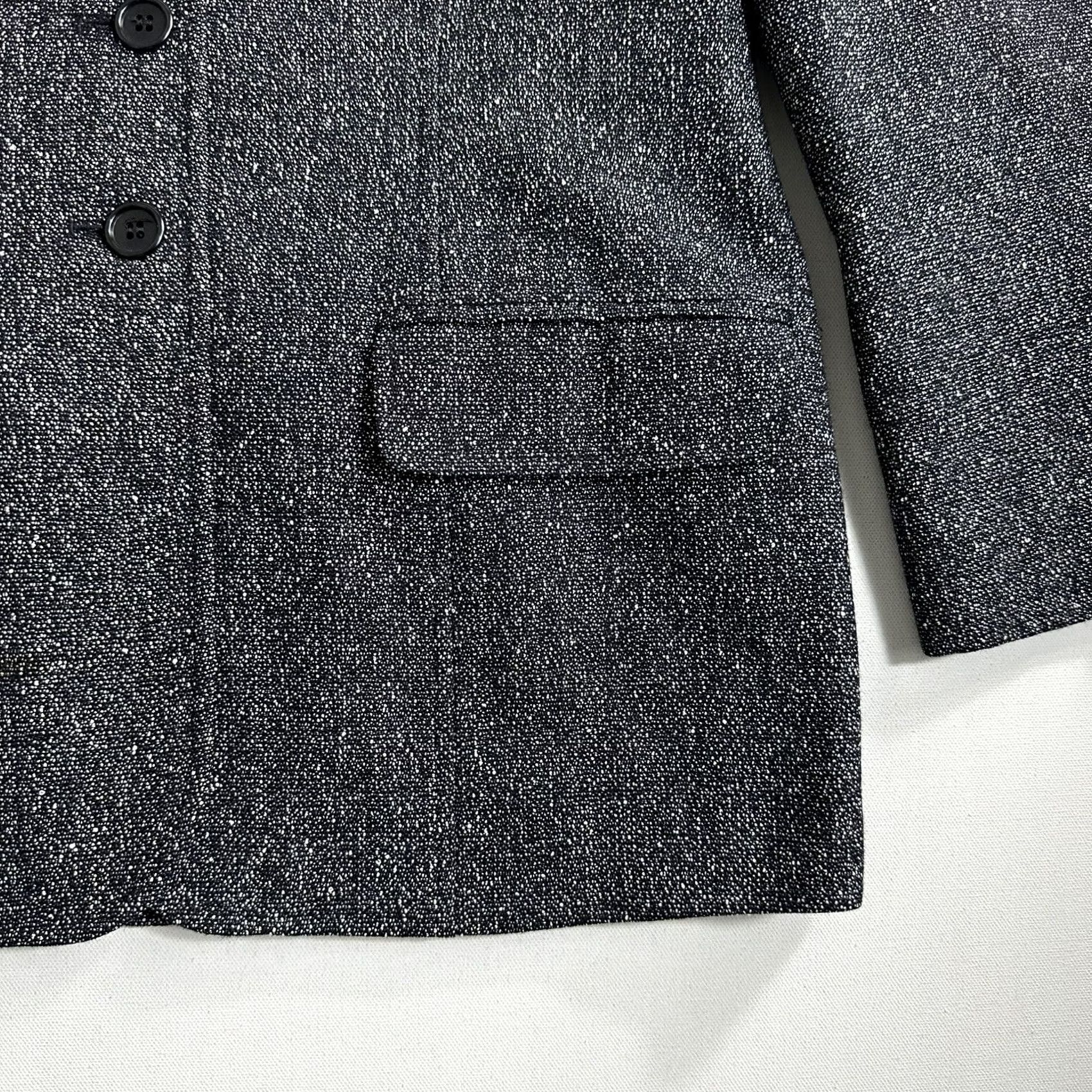 Pendleton VINTAGE Pendleton Blazer Womens 8 Black Wool Blend Tweed Single Breasted Made USA Size M / US 6-8 / IT 42-44 - 6 Thumbnail