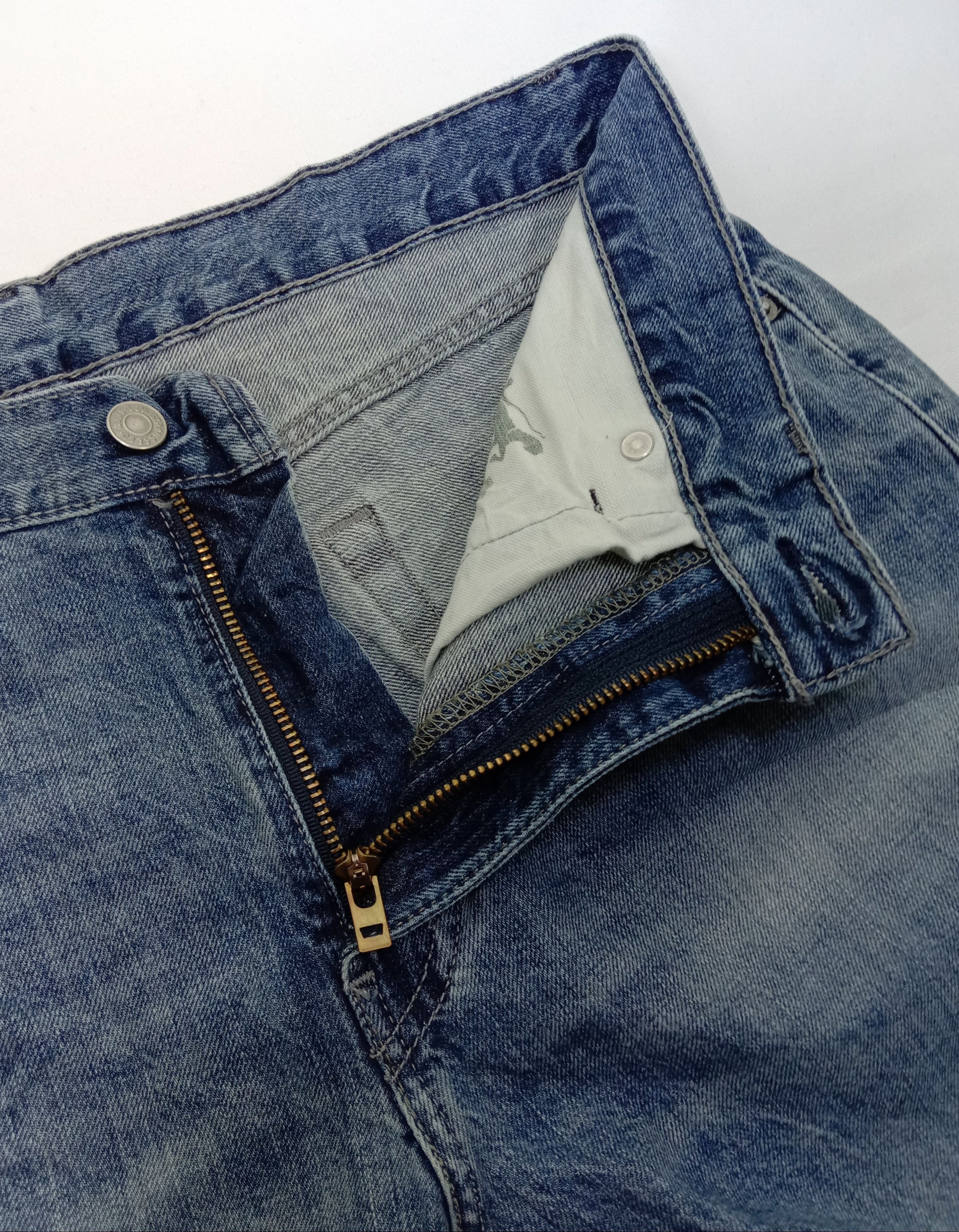 Levi's Vintage Levi's 514 Jeans Blue Wash Distressed Denim Size US 32 / EU 48 - 9 Thumbnail