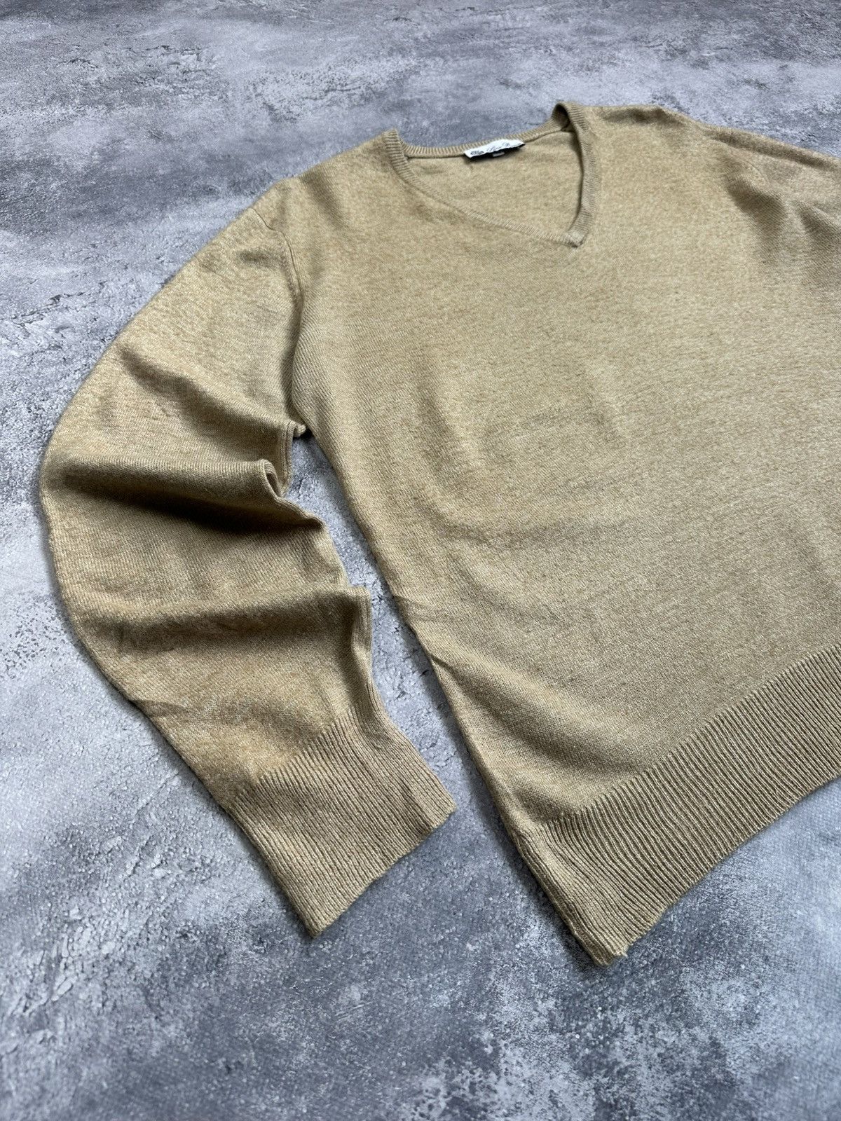 Loro Piana Loro Piana Lana Wool Beige Sweater Vintage Size US S / EU 44-46 / 1 - 3 Thumbnail