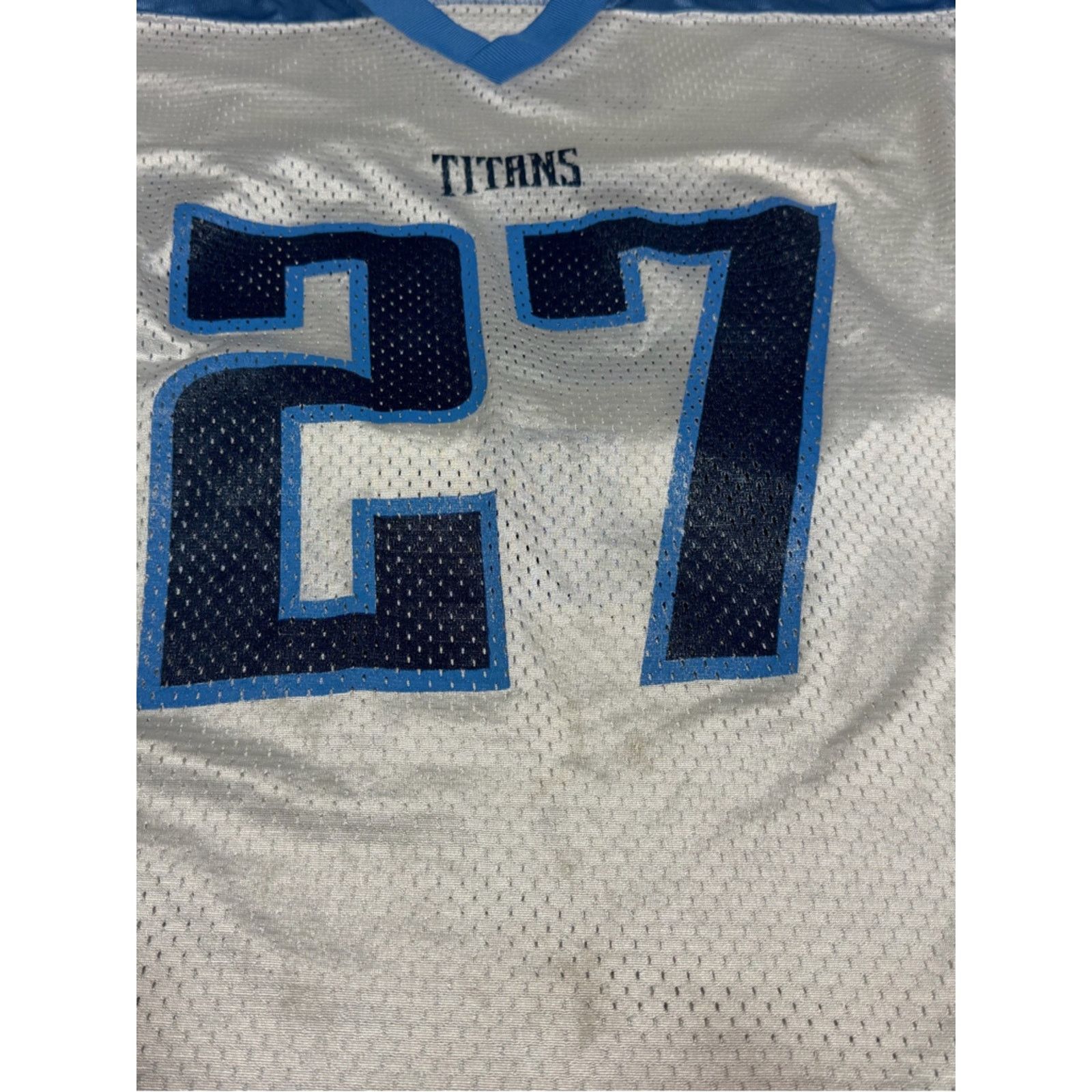 Reebok Reebok Titans Eddie George 27 Jersey Men Vintage NFL Y2K Size US M / EU 48-50 / 2 - 4 Thumbnail