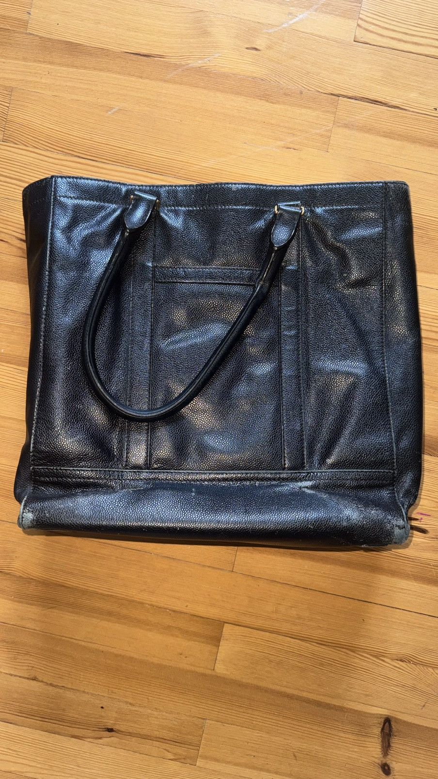 Thom Browne Thom Browne Pebbled Leather Tote Size ONE SIZE - 12 Thumbnail
