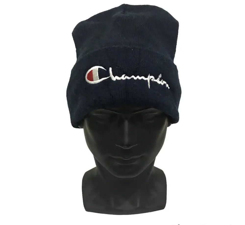 Champion Champion Spellout Beanie Hat Size ONE SIZE - 1 Thumbnail