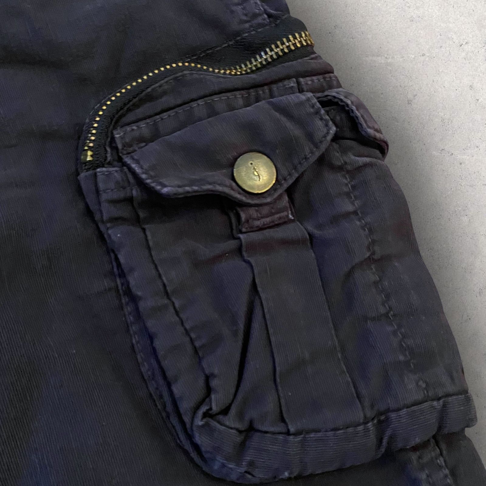 John Varvatos John Varvatos Flight Cargo Canvas Pants Army Grunge Punk Size US 31 - 6 Thumbnail
