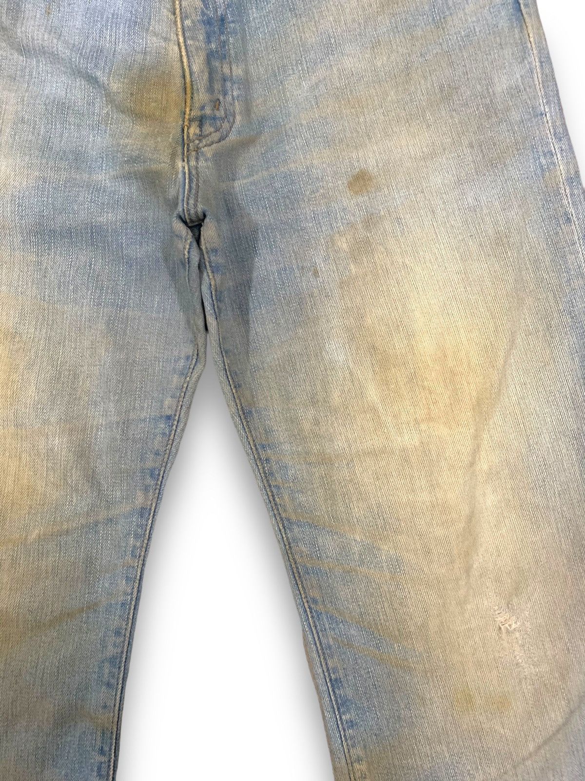 Big John Vintage 90s Big John Japan Dirty Mud Wash Baggy Jeans Size US 32 / EU 48 - 7 Thumbnail