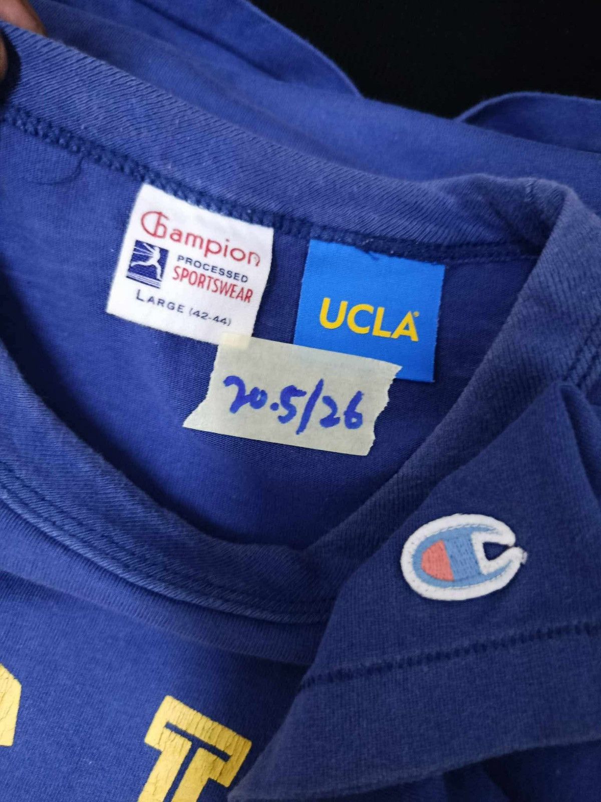 Champion Rare vintage 50s collabration Champion x UCLA tee Size US M / EU 48-50 / 2 - 5 Thumbnail