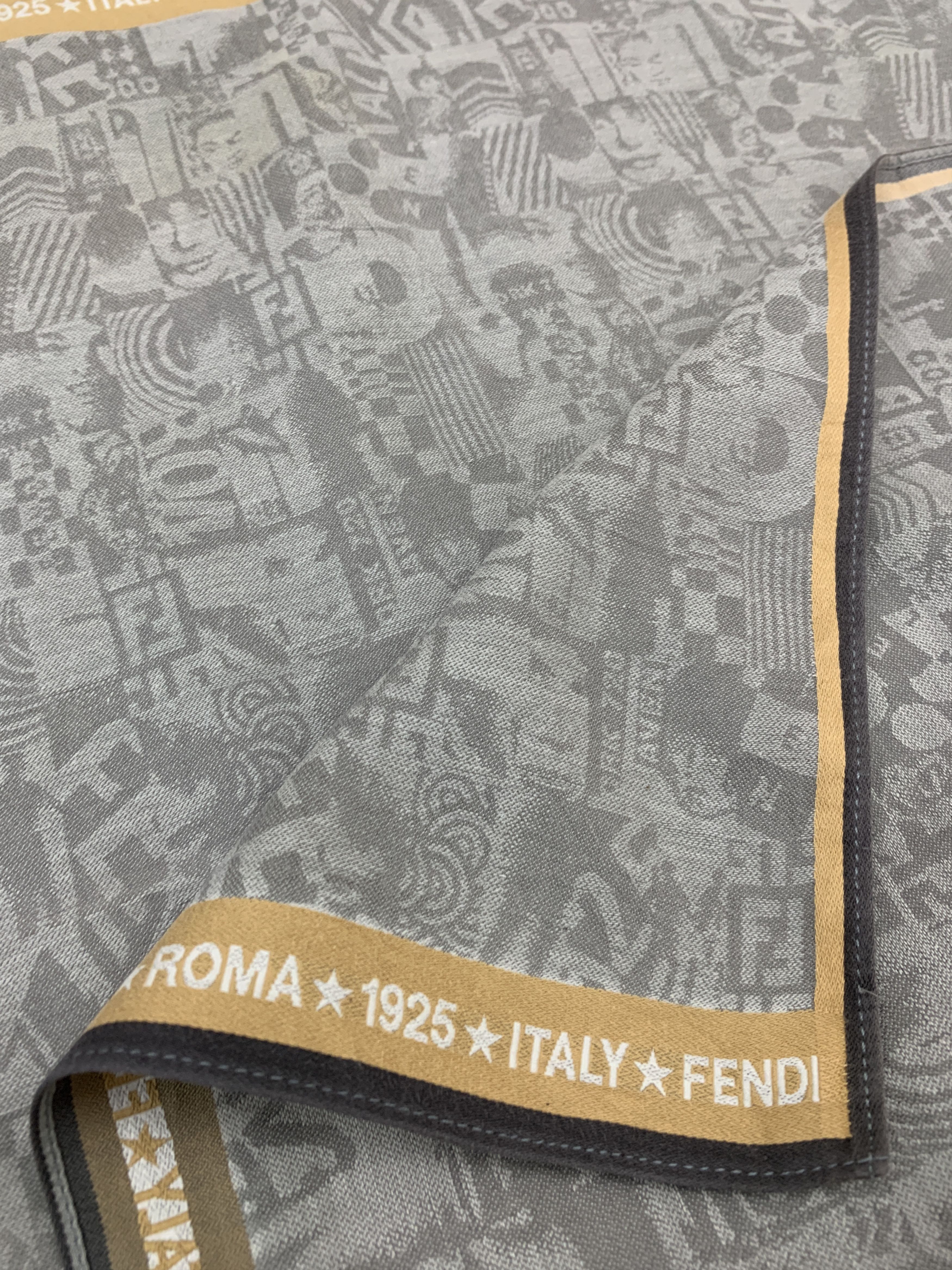 Fendi × Vintage Vintage Fendi Neckerchief Scarf Handkerchief - HKA924 Size ONE SIZE - 8 Thumbnail