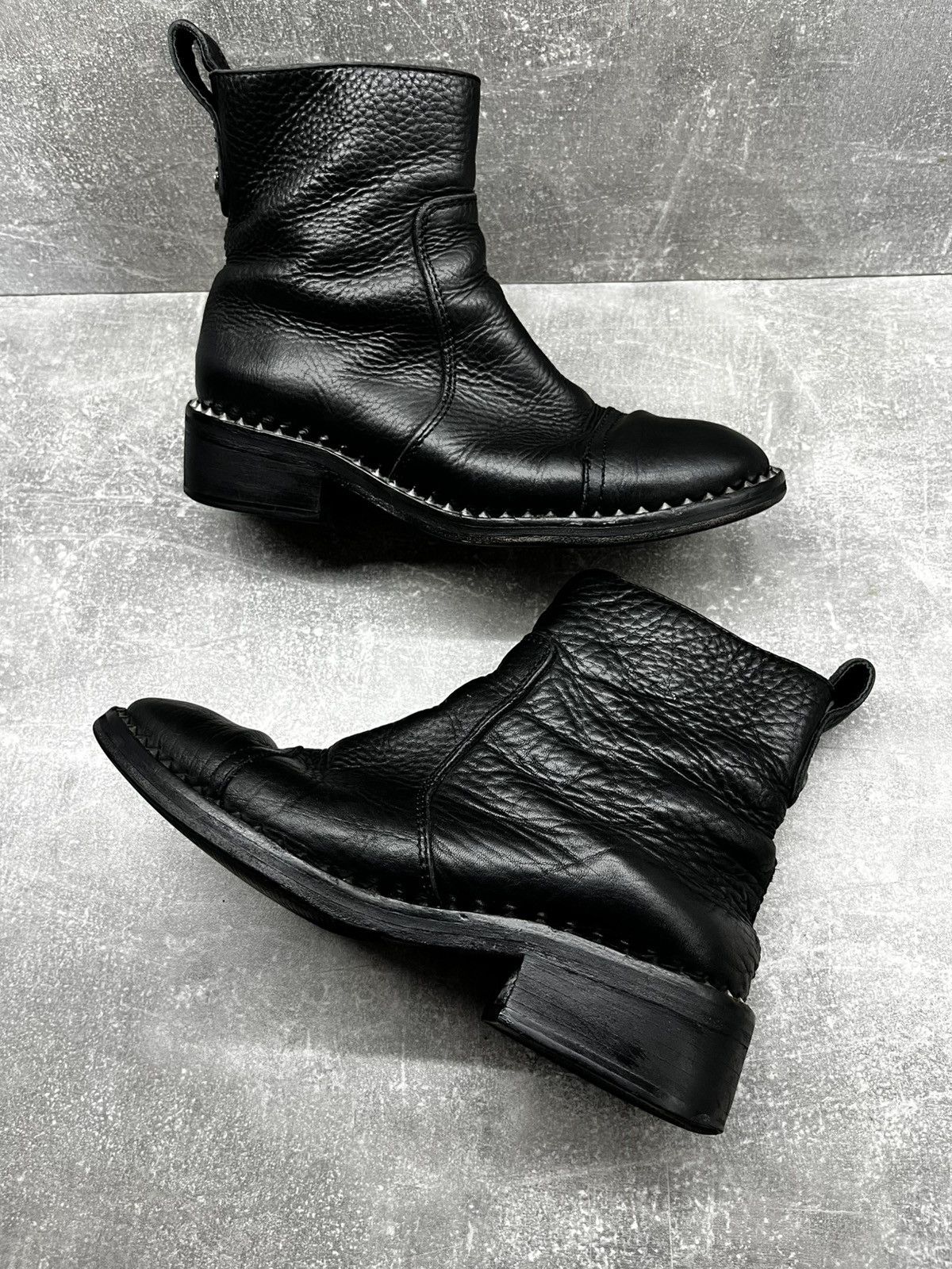 Zadig & Voltaire Zadig Voltaire punk leather boots size 37 Size US 7 / IT 37 - 1 Thumbnail