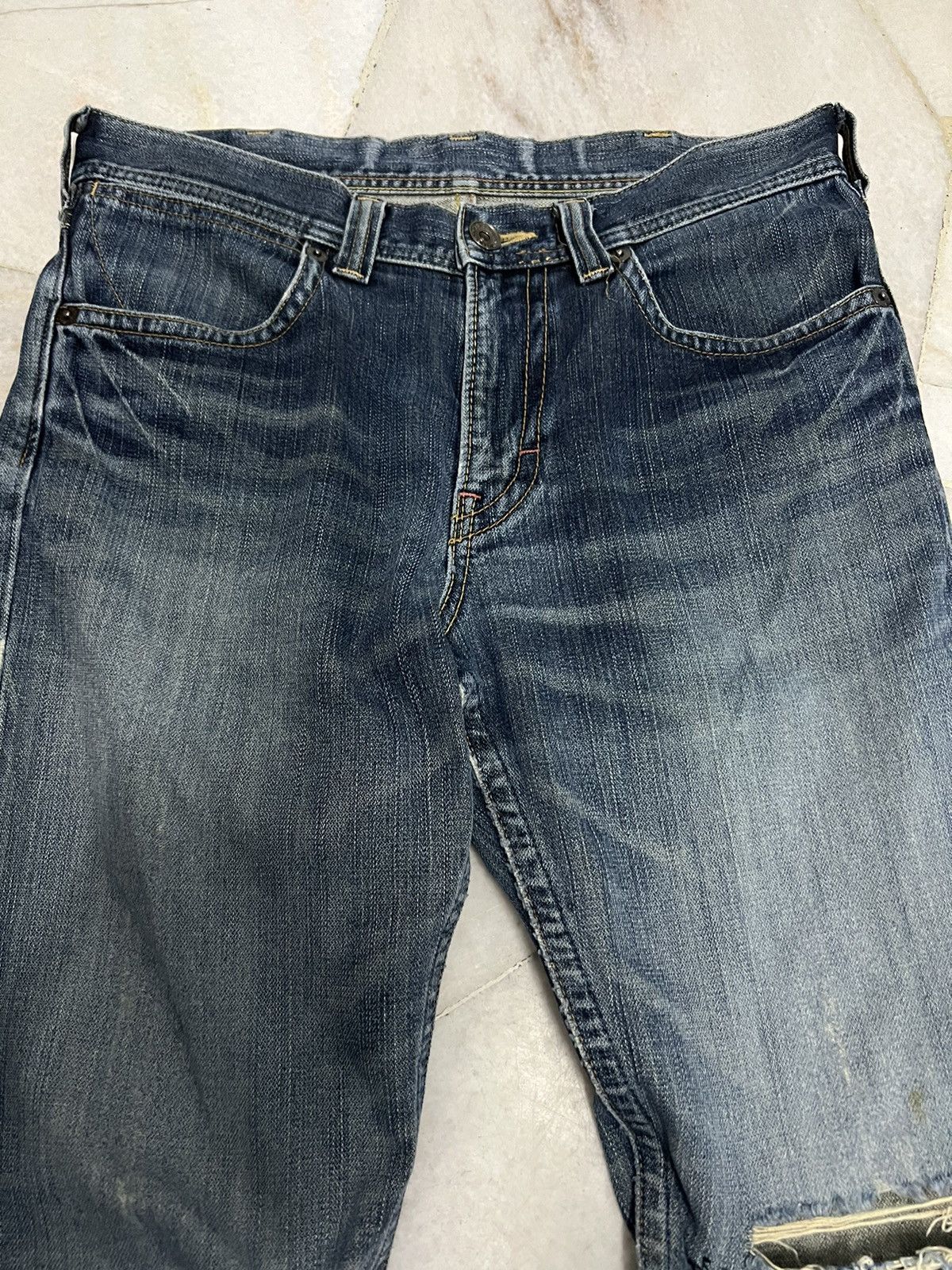 Vintage × Wrangler WRANGLER FLARE JEANS Size US 32 / EU 48 - 4 Thumbnail