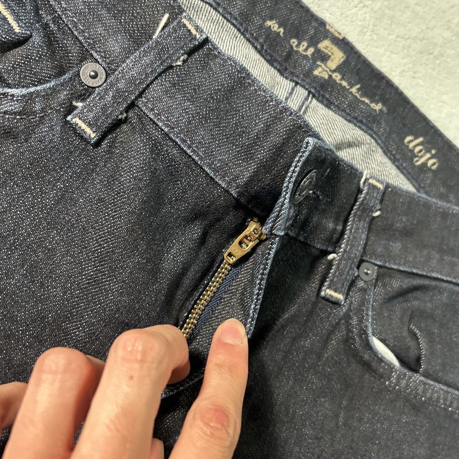 7 For All Mankind 7 For All Mankind Baggy Dojo Jeans 32x28 Wide Loose Relaxed Size 32" / US 10 / IT 46 - 8 Thumbnail