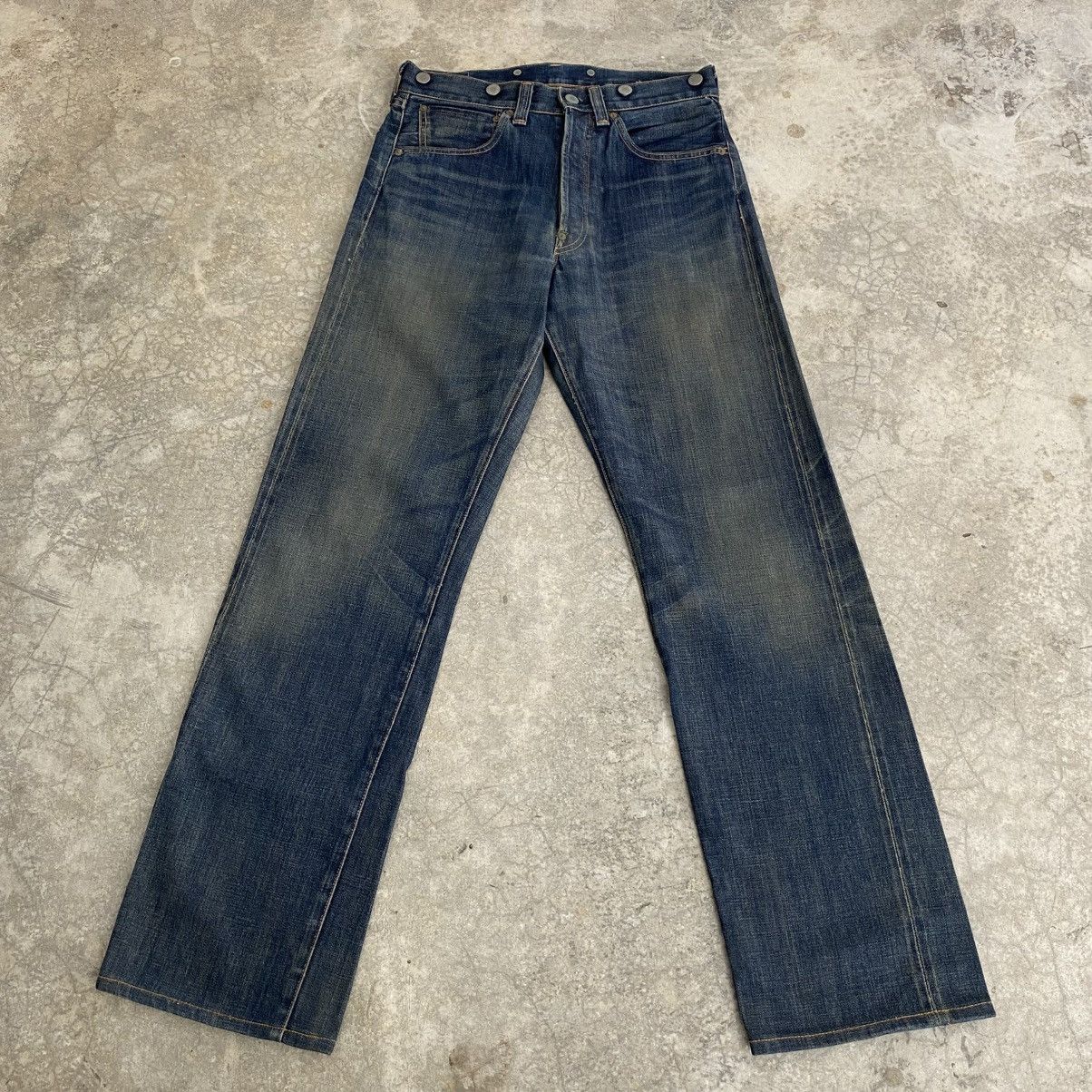 Levi's Vintage Levis 501XX Big E LVC Buckle Back Selvedge Jeans Size US 30 / EU 46 - 3 Thumbnail
