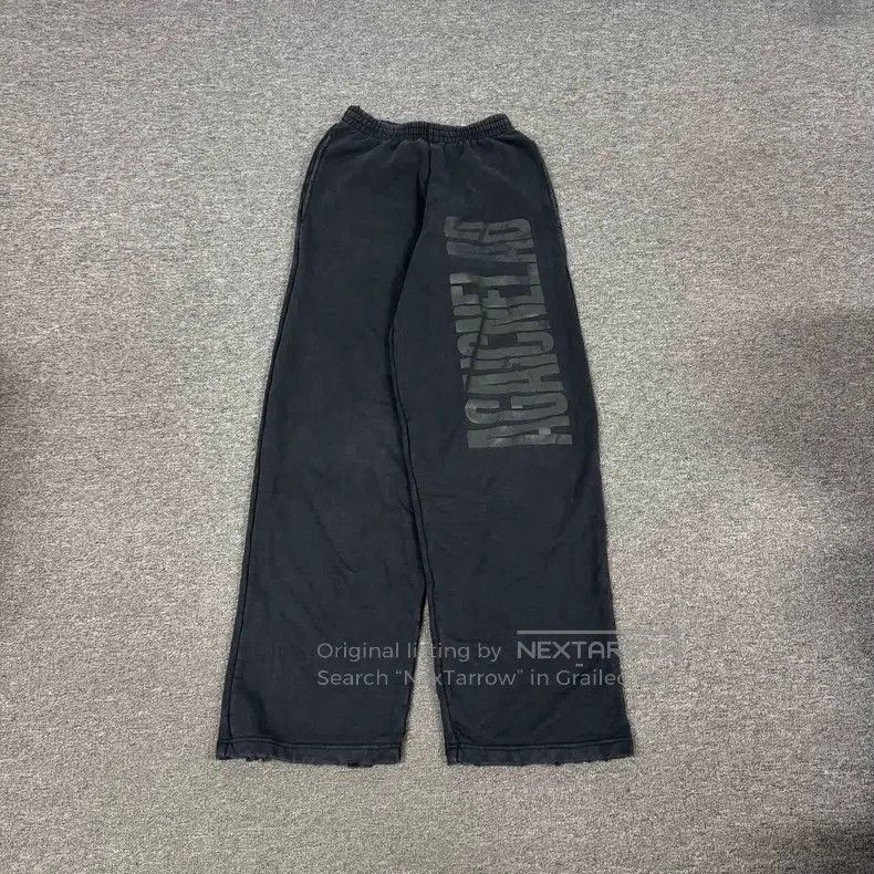 Balenciaga Balenciaga size XXS Black Faded Washed Lettering Print Dest Size US 26 / EU 42 - 1 Thumbnail