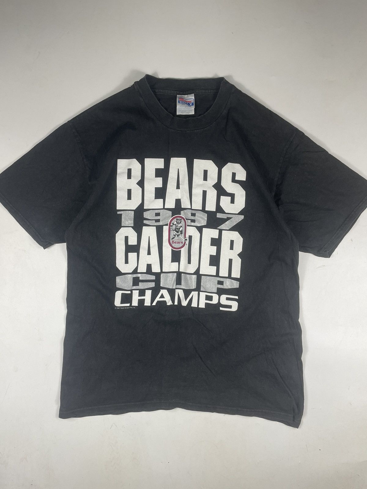 Vintage 1997 Hershey Bears Calder Cup Champions rare t shirt hockey Size US L / EU 52-54 / 3 - 1 Thumbnail