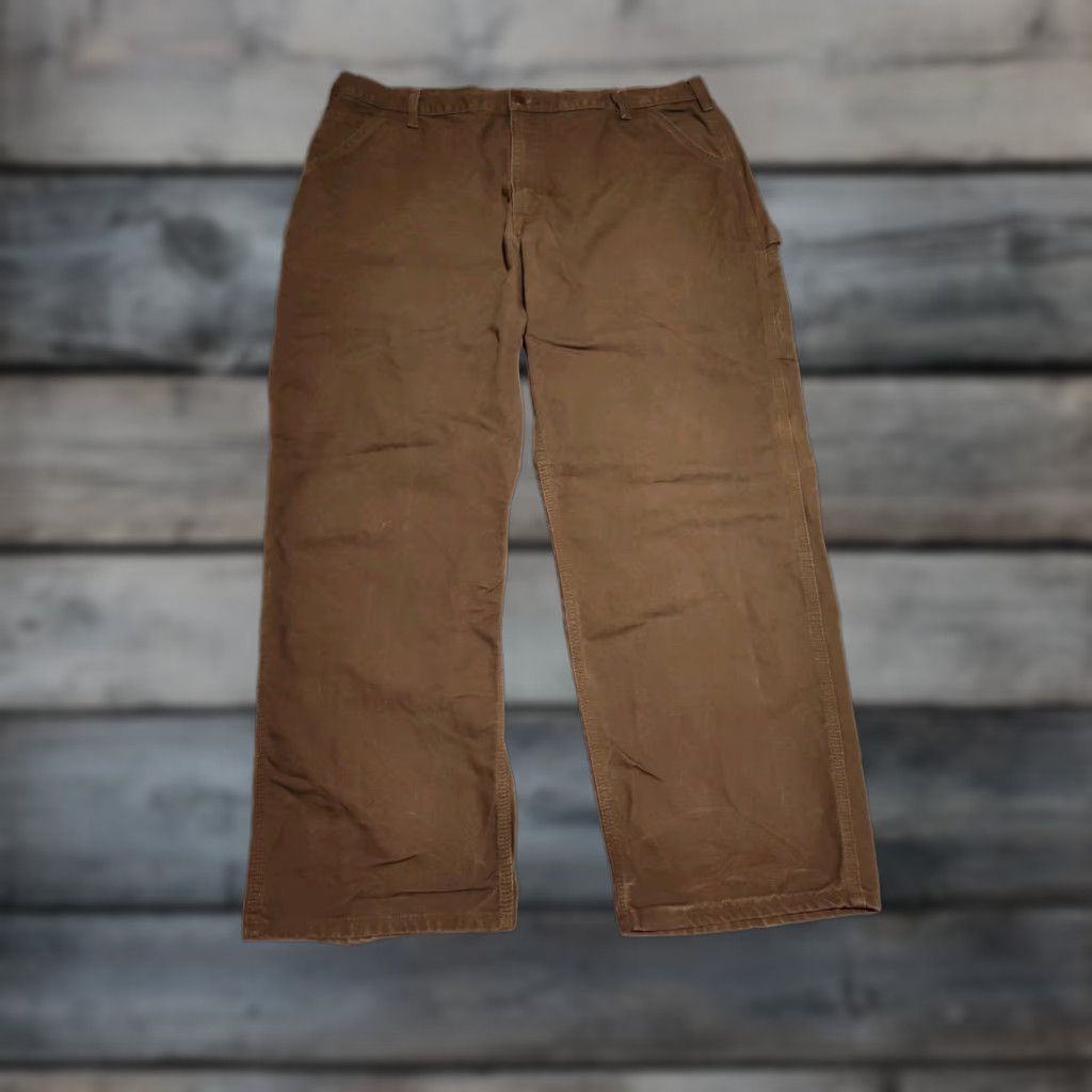 Carhartt Vintage Carhartt B11 MOS Men’s Carpenter Pants 42x32 Green Workwear Duck Canvas Size US 42 / EU 58 - 1 Thumbnail